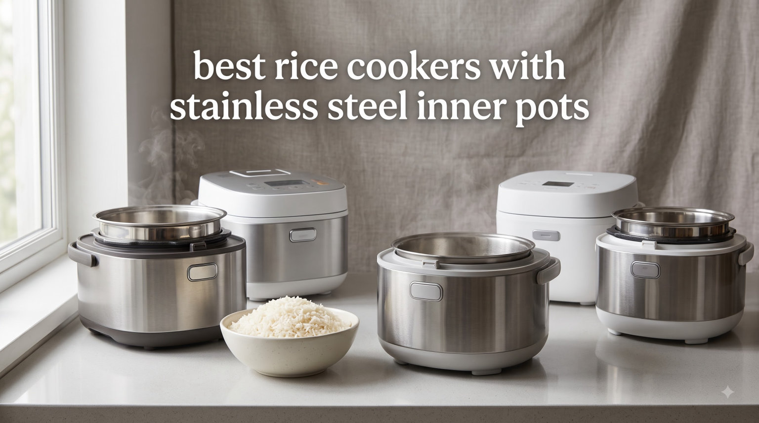 best rice cookers with stainless steel inner pots