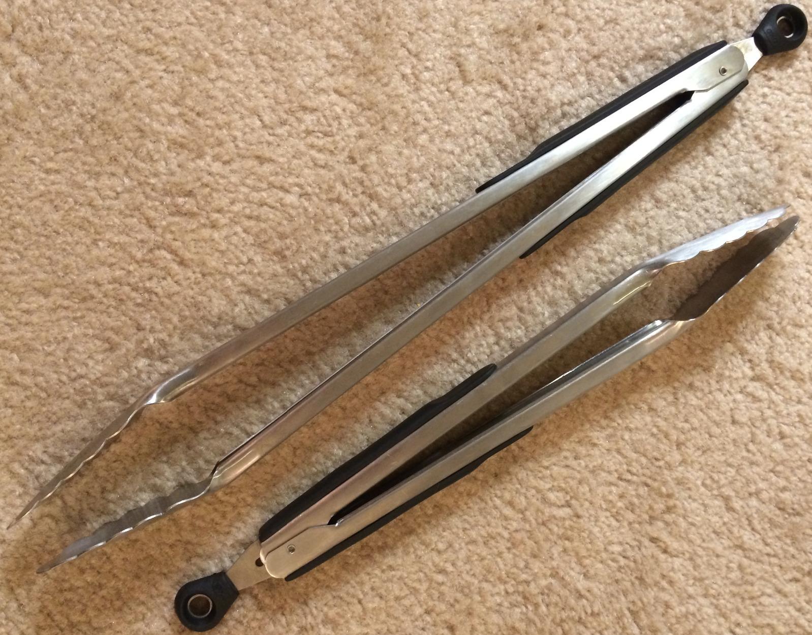 OXO Good Grips Stainless Steel Locking Tongs for Cooking, Kitchen Tongs, 12in customer photo 1