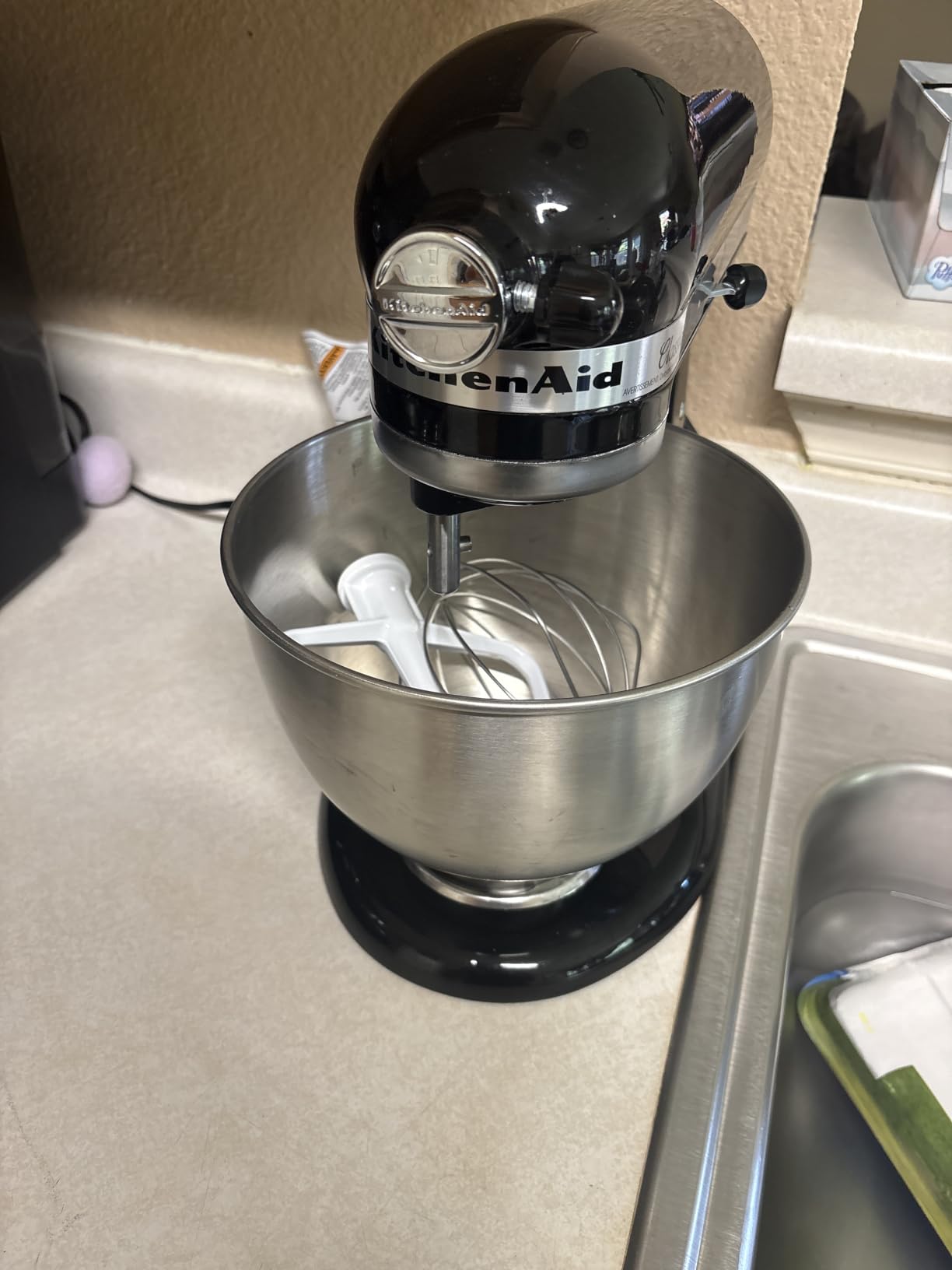 KitchenAid Classic Series 4.5 Quart Tilt-Head Stand Mixer K45SS, White | 10 Speeds, Durable Metal Construction customer photo 2