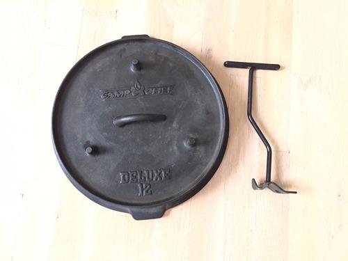 Camp Chef Cast Iron Dutch Oven, Pre-Seasoned, 9.33 qt - Model DO-12 customer photo 1