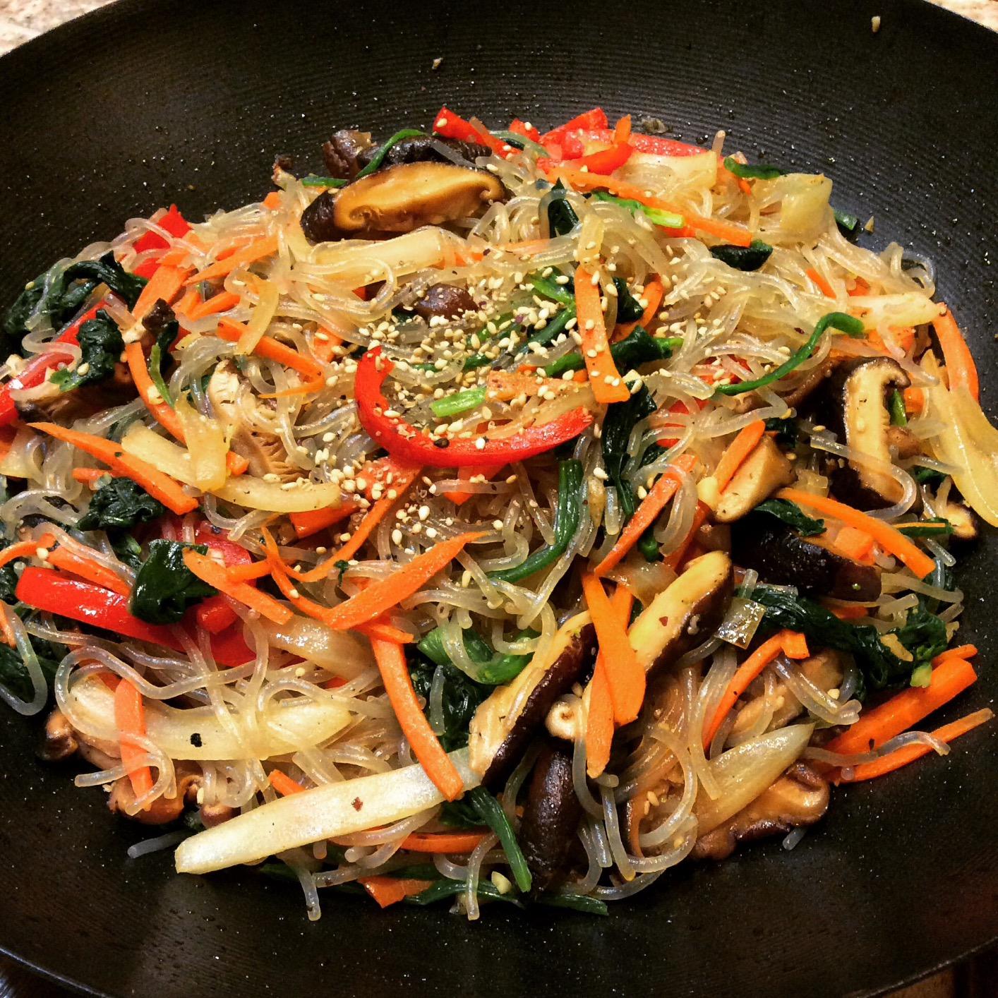 OTTOGI Korean Vermicelli Premium Glass Noodle (17.63oz /500g) - Vegan, Gluten Free, Low Carb, 100% Sweet Potato Starch customer photo 1