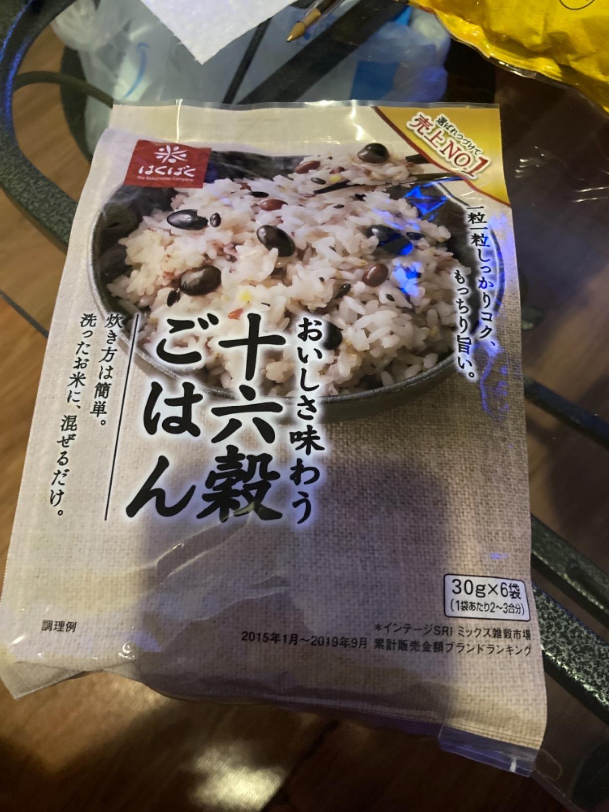 Hakubaku 16 Multigrain mix grains for rice flavoring 180g (30g x 6 portions) Japgokbap customer photo 1
