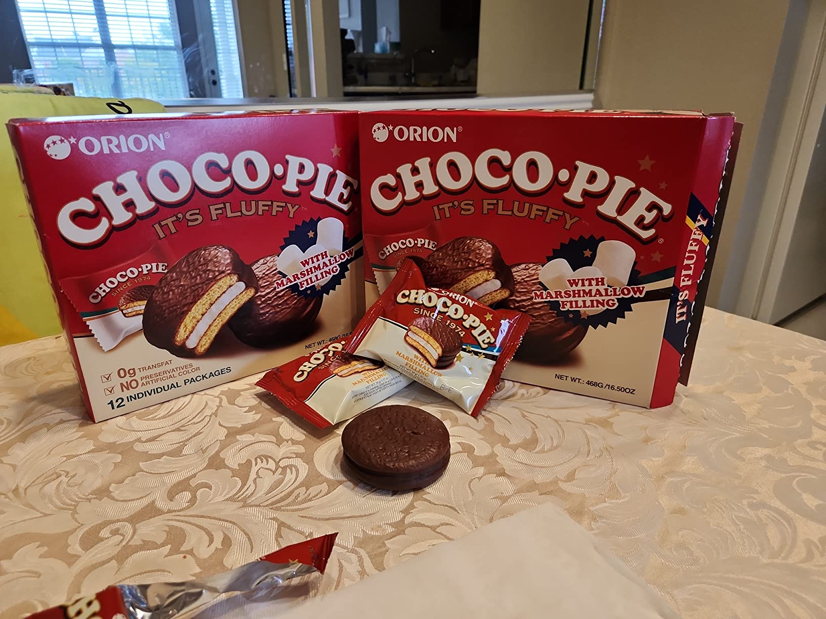 Orion Snack Pies (Choco Pie), 1.23 Ounce (Pack of 12) customer photo 2