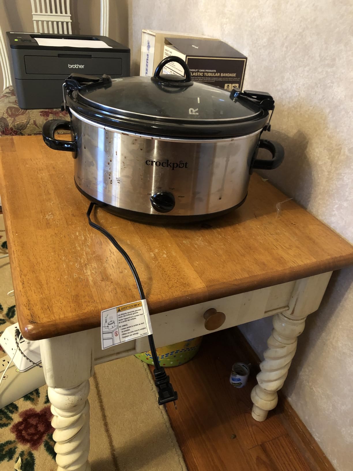 Crock-Pot Cook N Carry Oval Manual Portable Slow Cooker, Silver, 6-Quart, Travel-Proof Locking Lid, Serves 7+, High/Low/Warm Settings, Removable Dishwasher-Safe Stoneware customer photo 2