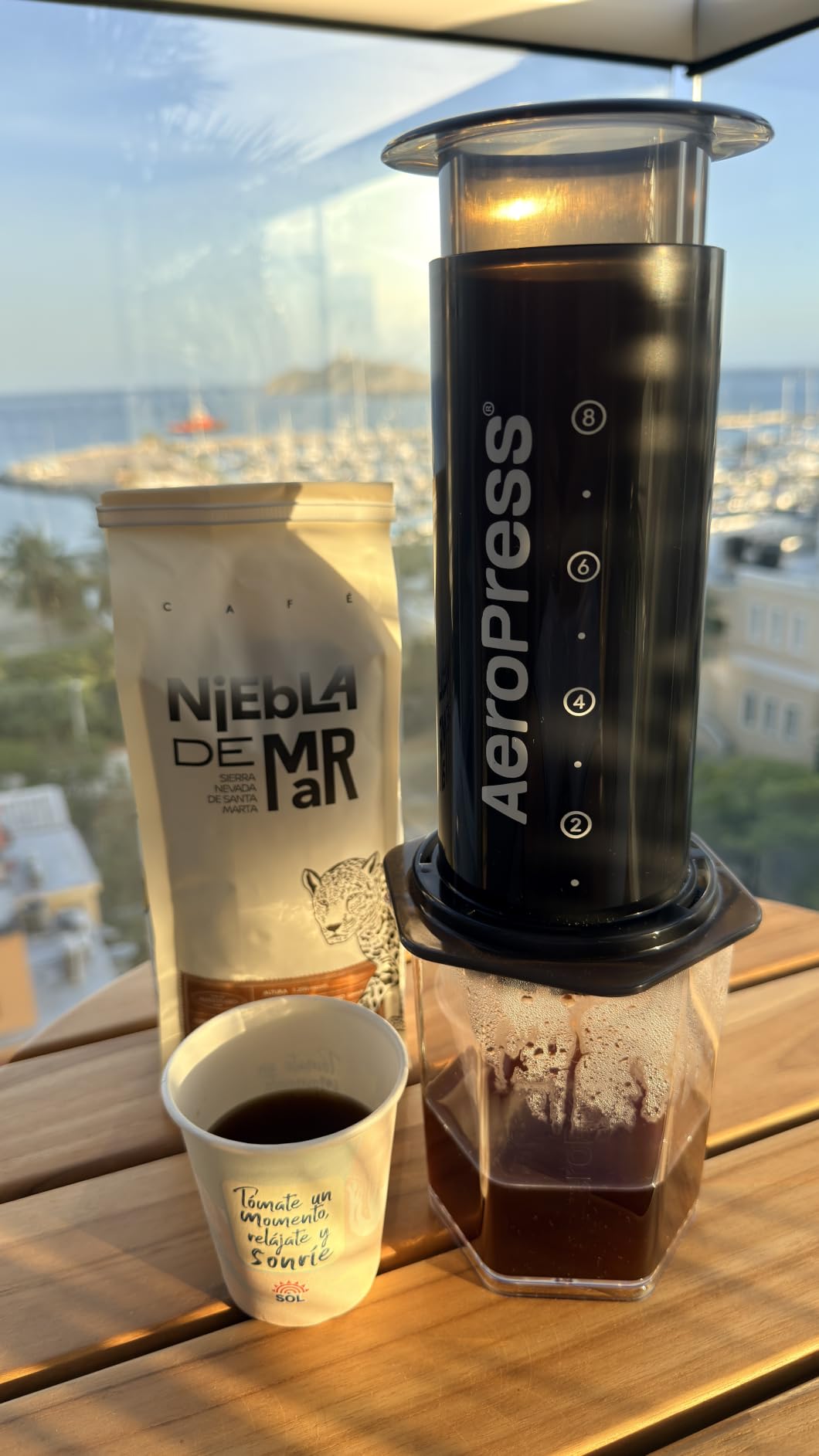 AeroPress Original Coffee Press, French Press, Pour-Over & Espresso Style | All-in-One Manual Coffee Maker, 2-Minute Brew, Less Bitterness, More Flavor, Portable, Travel & Camping customer photo 2