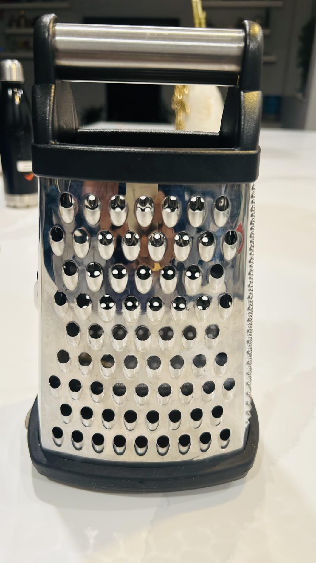 KitchenAid Gourmet Box Grater with Detachable Measuring Container and Lid, Stainless Steel, 4-Sided customer photo 2