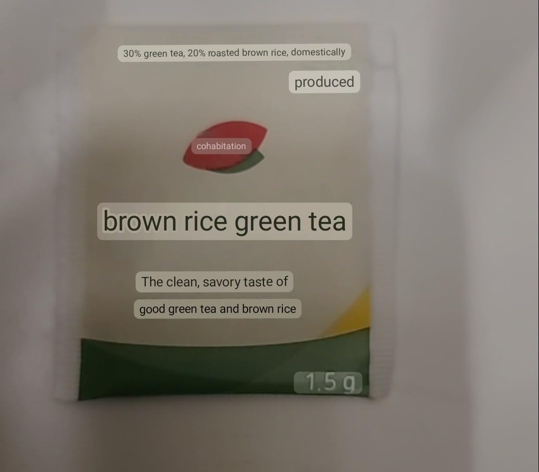 Dongsuh Korean Brown Rice Green Tea, Traditional Korean Tea Blend, 100 1.5g Tea Bags customer photo 1