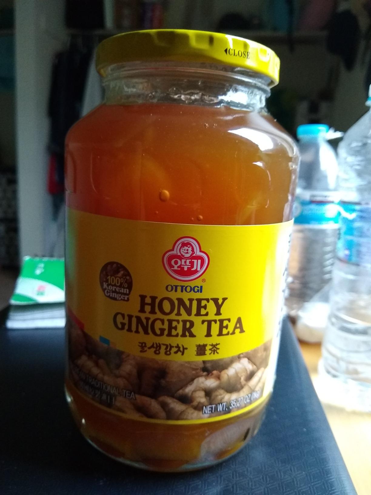 OTTOGI Honey Ginger Tea 35oz (1kg), Traditional Korean Tea Concentrate with Real Sliced Ginger & Honey, Caffeine-Free, Soothing & Versatile for Hot or Cold Drinks customer photo 2