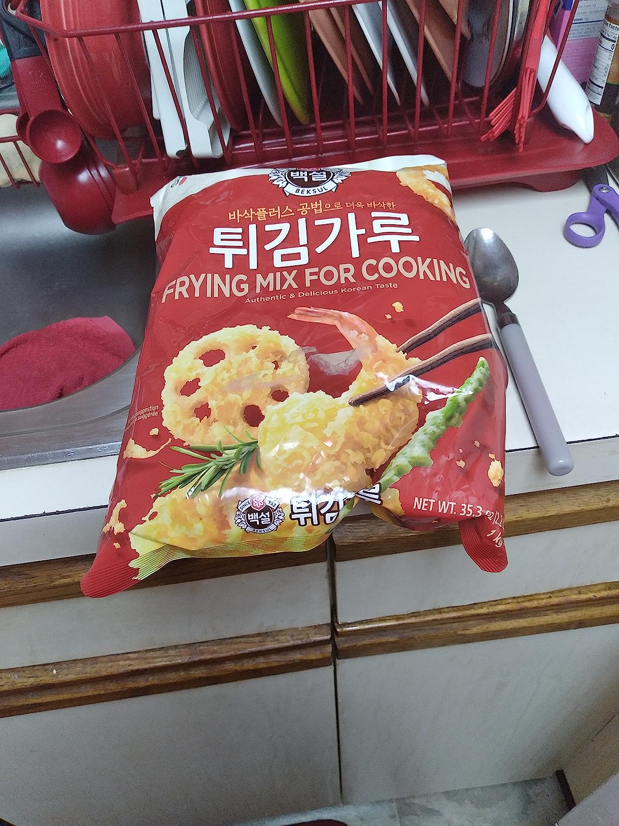CJ Beksul Korean Shrimp Tempura Frying Mix, 2.2 lbs (1kg) customer photo 1