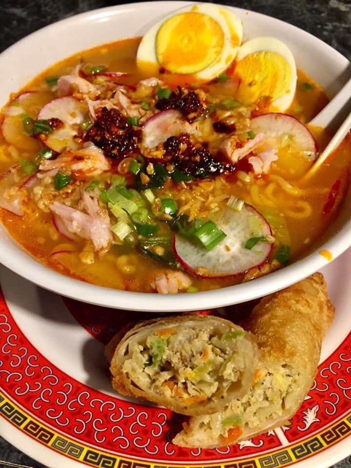 Spicy Sesame Flavor Ramen - Korean Instant Noodle with Egg Block, Spicy Sesame Broth, 4.05 oz (Pack of 5) customer photo 2