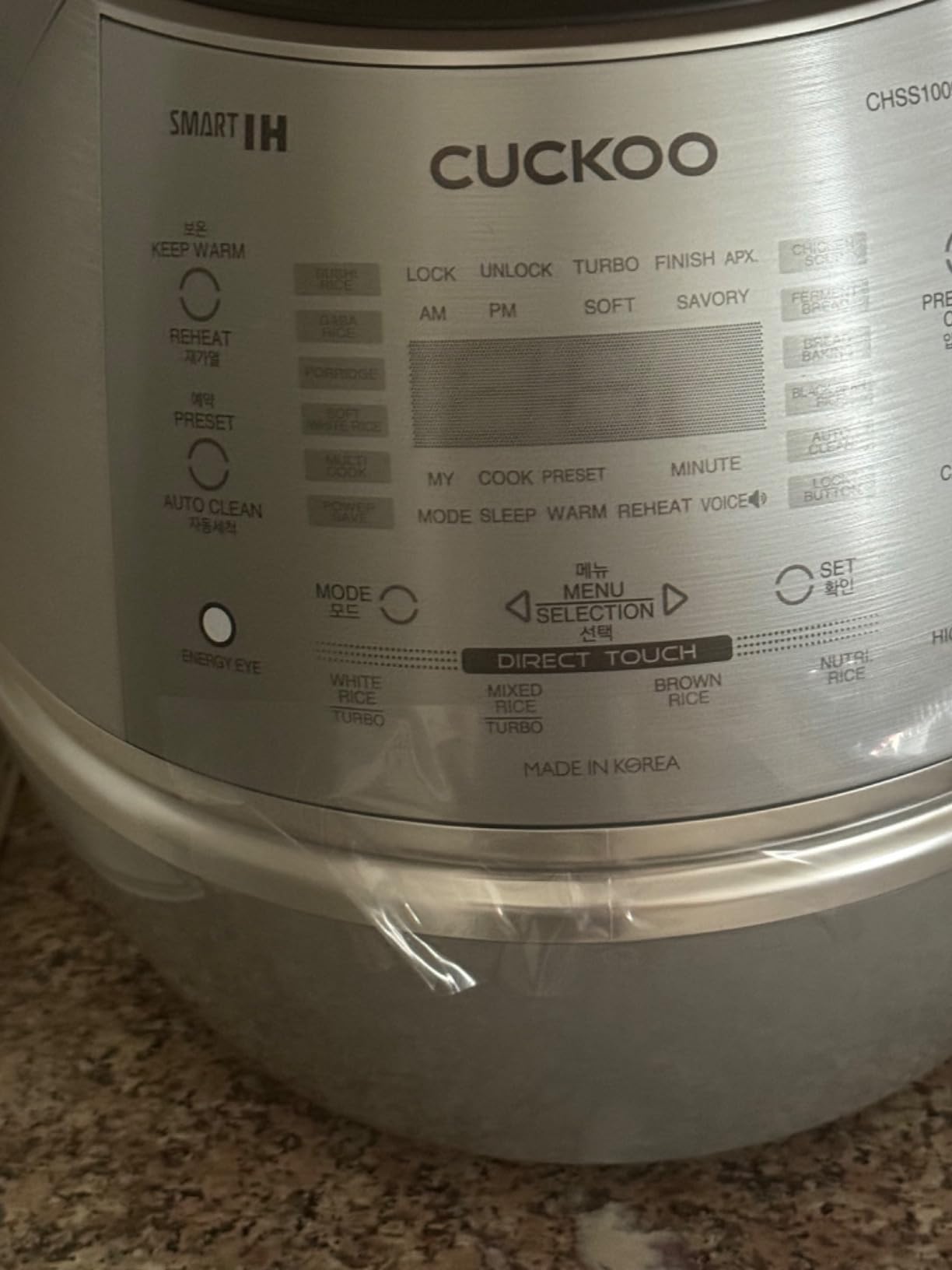 CUCKOO High Pressure Induction Rice Cooker, 20-Cup Cooked, CRP-CHSS1009F | Large 10-Cup Uncooked Capacity, Nonstick Inner Pot, 17 Menus, 13-21 Minute Turbo White Rice, Auto Clean, Made in Korea customer photo 2