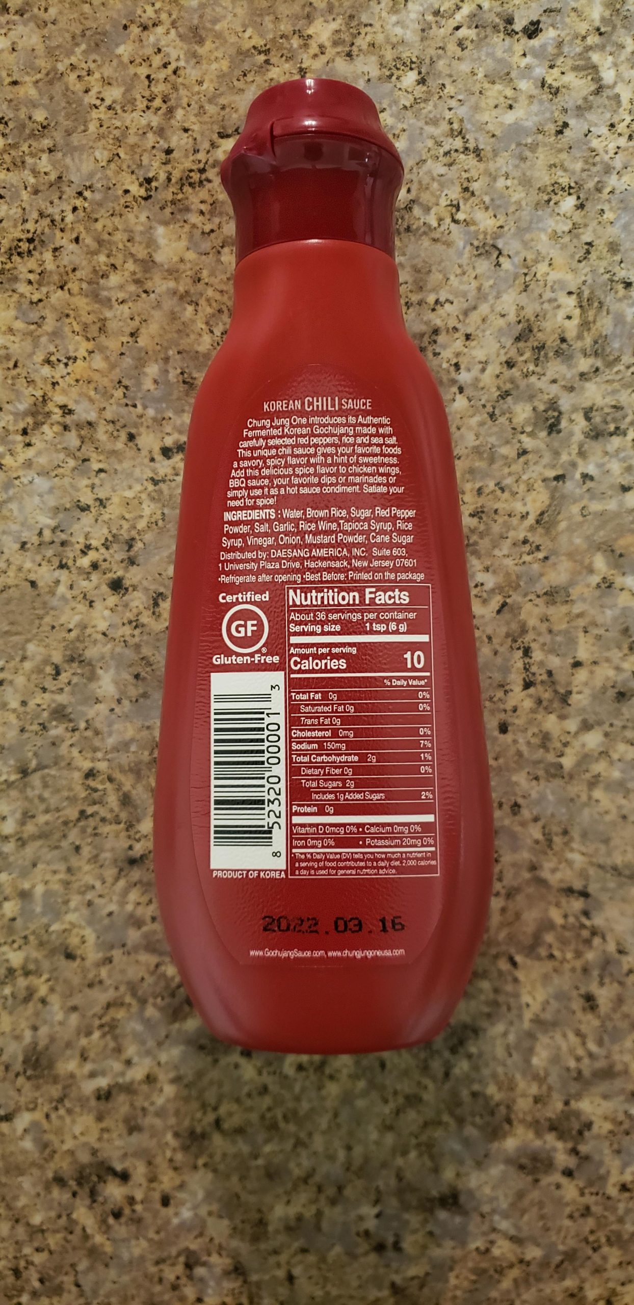 Premium Korean Gochujang Chili Sauce [7.5 oz, Pack of 2] - O'food Medium Hot Squeeze Bottle customer photo 2