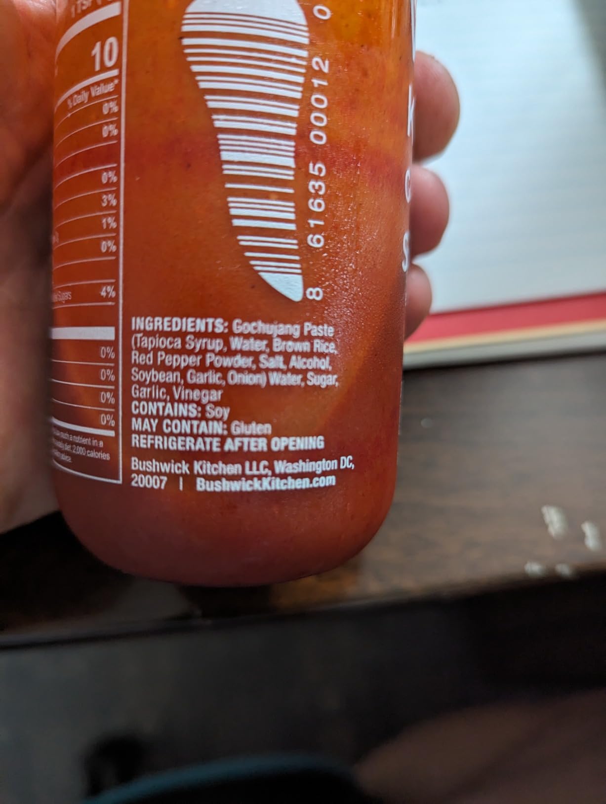 Weak Knees Gochujang Sriracha Hot Sauce 10.5 oz Squeeze Bottle customer photo 2