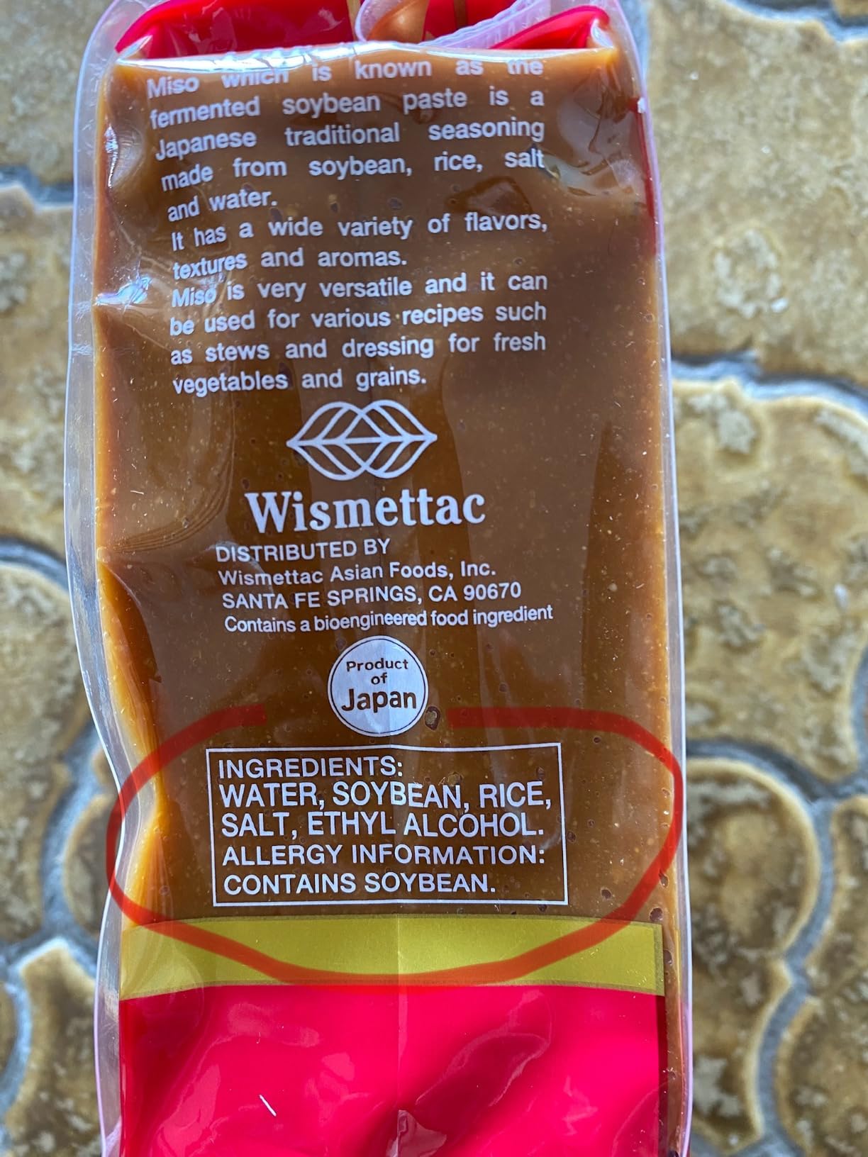 Shirakiku Traditional Red Miso Soybean Paste - 2.2 Lb | Rich Umami Flavor for Authentic Japanese Dishes | Bulk Culinary Essential for Chefs customer photo 1