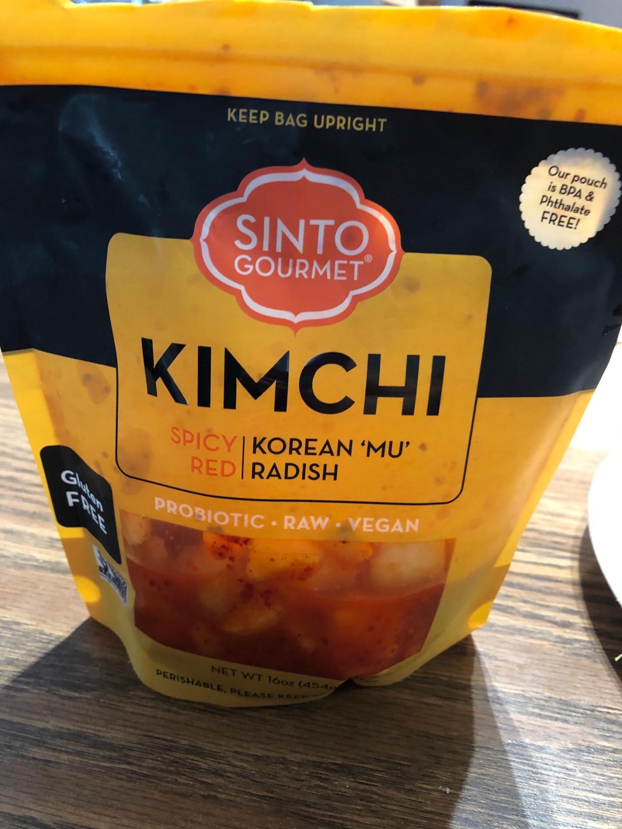 Sinto Gourmet Spicy Radish Vegan Kimchi (Pack of 2) customer photo 2