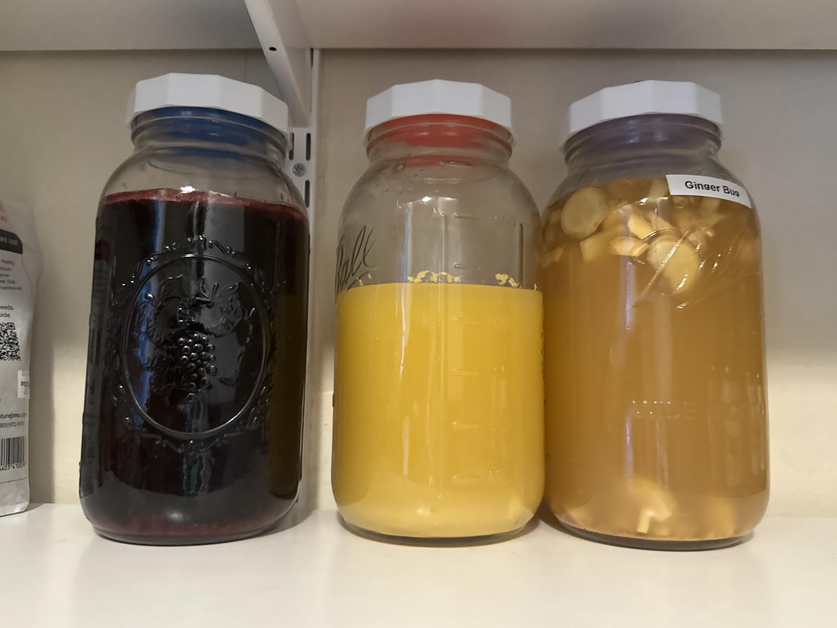 Masontops Pickle Pipes - Airlock Fermentation Lids - Fermentation Kit For Wide Mouth Mason Jar Sauerkraut & Pickle Kit customer photo 2