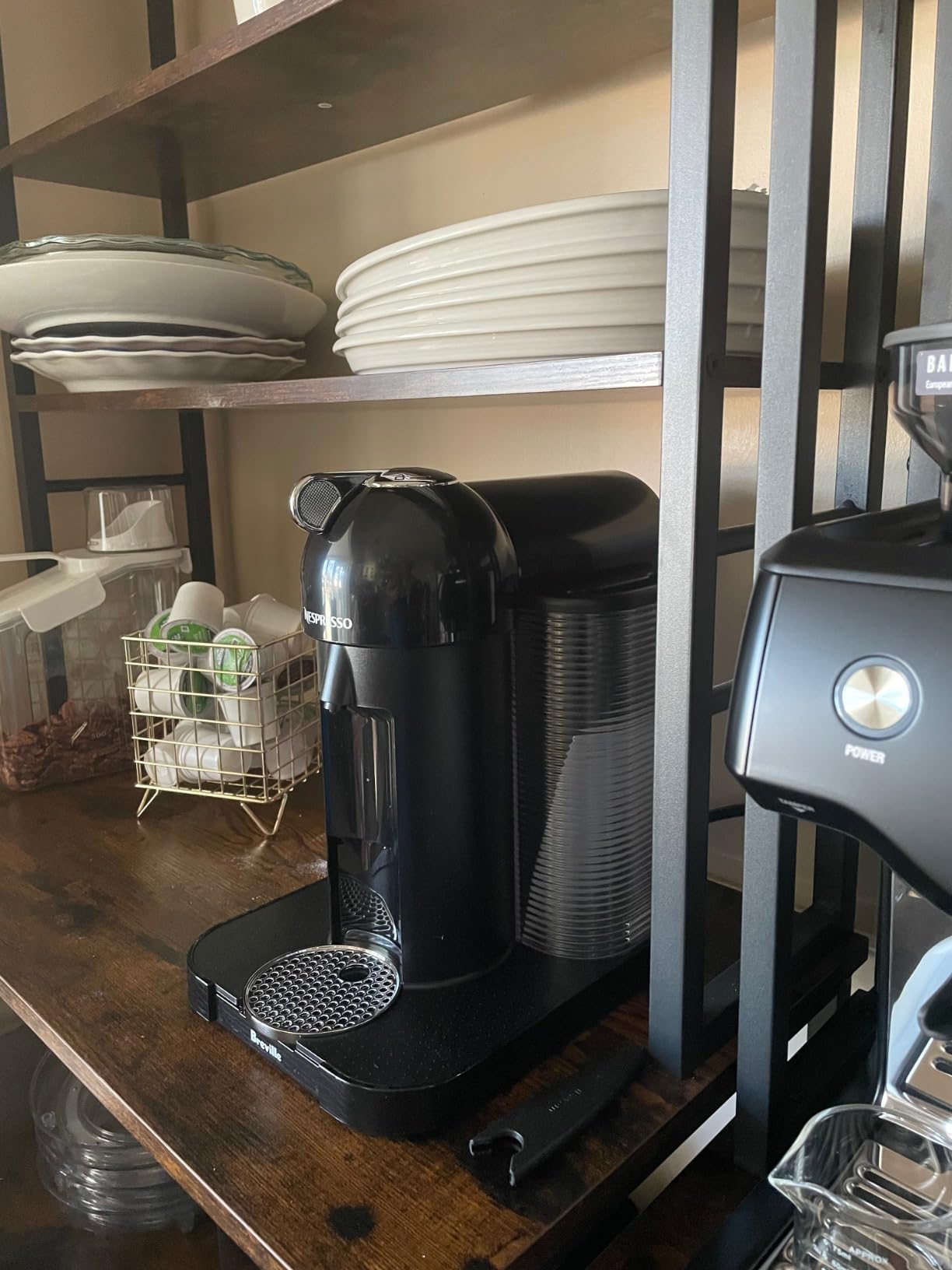 Nespresso Vertuo Coffee and Espresso Maker by Breville, Chrome with Aeroccino Milk Frother customer photo 2