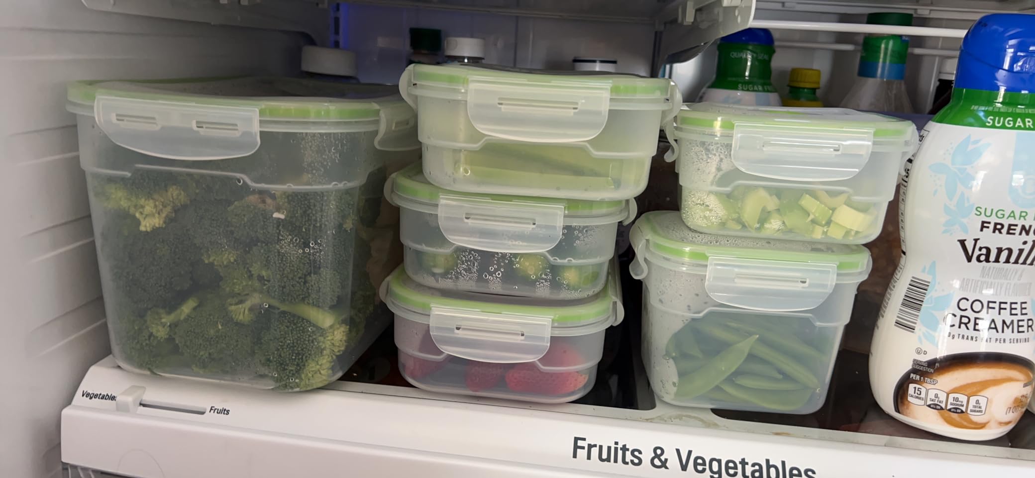 Lasting Freshness Vacuum Seal Food Storage Containers with Hand Pump - BPA-Free Plastic, Airtight Meal Prep & Leftovers Containers, Keep Food Fresh 5X Longer, 19-Piece Set customer photo 1
