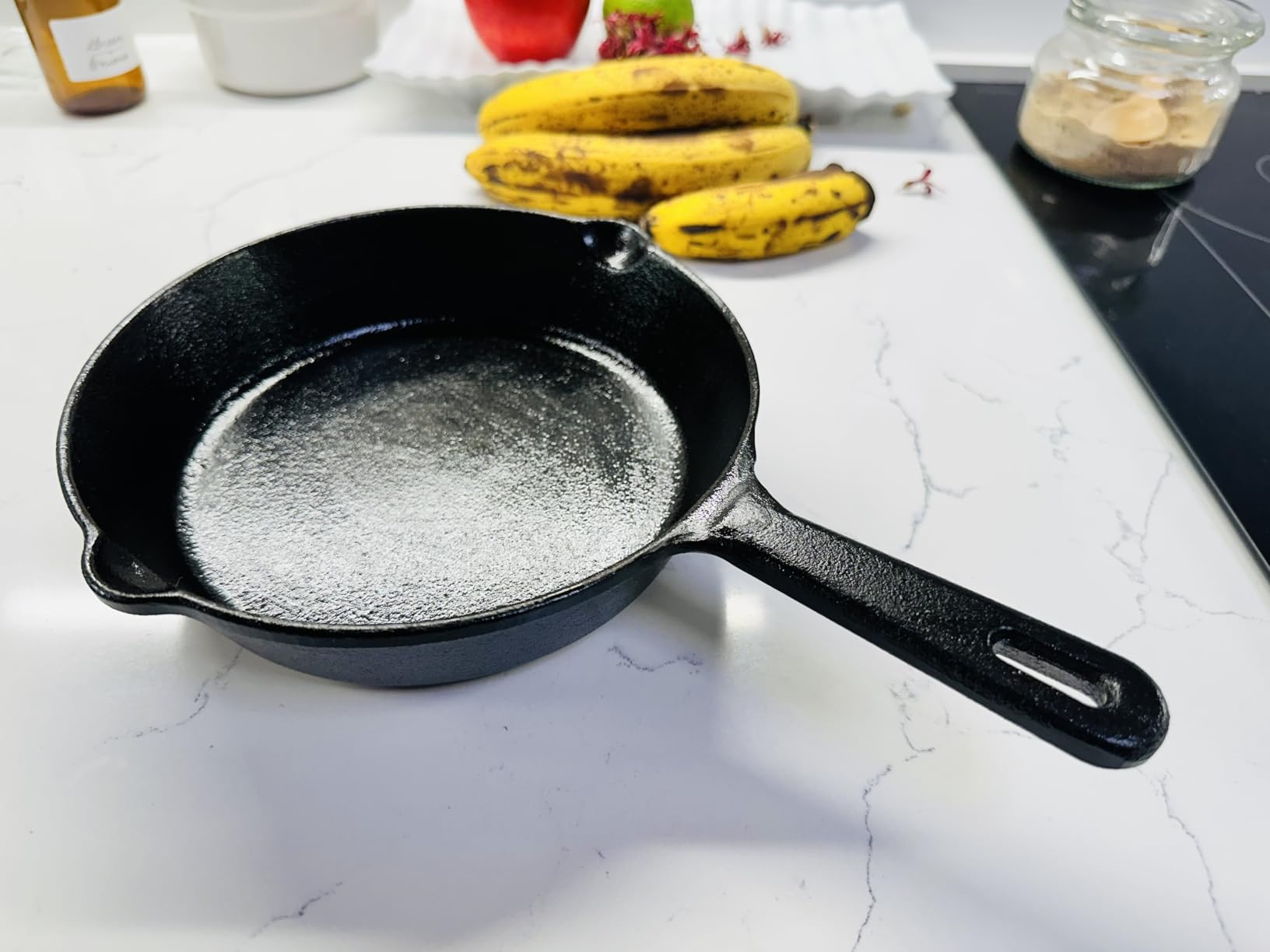 Utopia Kitchen Cast Iron Skillet Set 3 Piece 6 8 10 Inch PFAS-Free Black | Chef Pan, Even Heat Distribution, Stovetop, Campfire and Grill Safe, Large Skillet Set, Indoor Outdoor Use customer photo 2