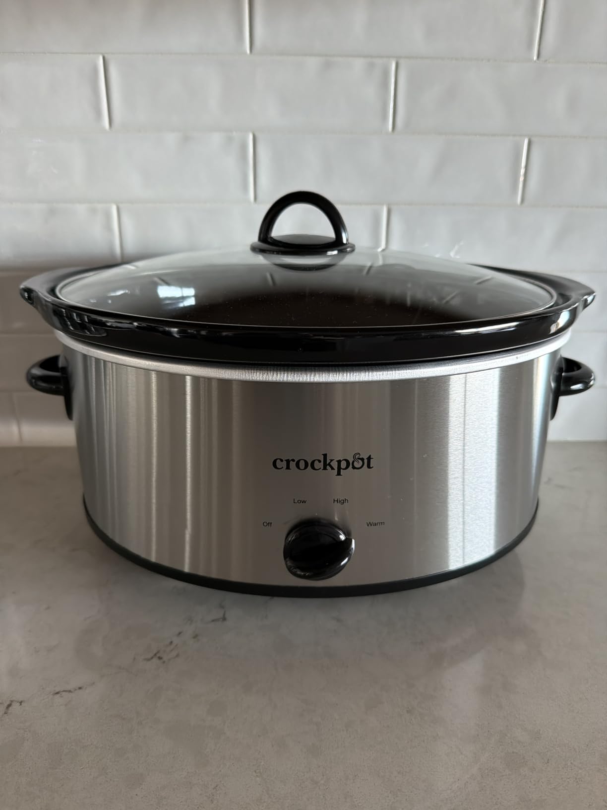 Crock-Pot 8-Quart Manual Slow Cooker, XL Family Size Serves 10+ People, Removable Stoneware with Warming Setting, Dishwasher Safe for Easy Cleanup, Red customer photo 1