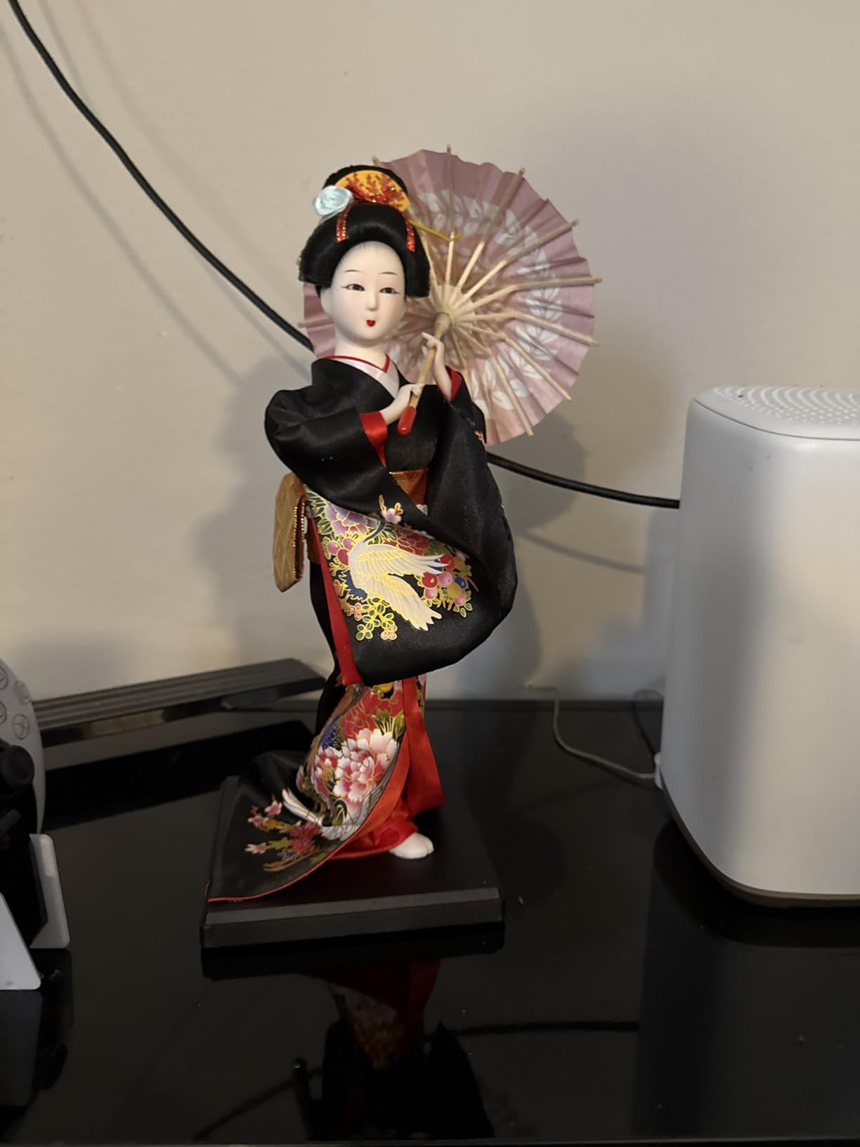 Earlyred 12 Inch Japanese Geisha Kimono Doll 30cm Asian Kimono Doll Collectible Figurine Decoration Gift Red customer photo 1