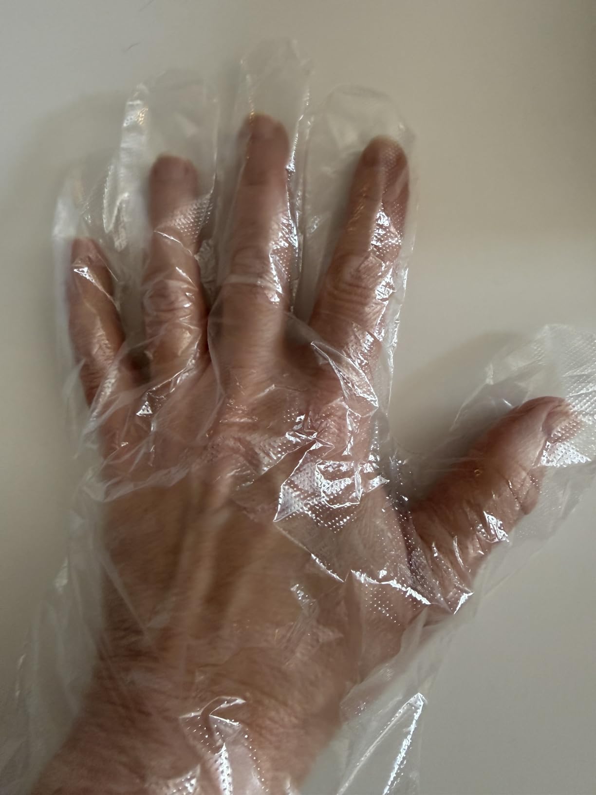 Disposable Food Service & Handling Long Cuff Clear Poly Gloves | One Size Fits Most, Small, Medium, Large, X-Large Plastic Gloves for Cooking, Food Prep, Cleaning, Bulk Packs customer photo 1