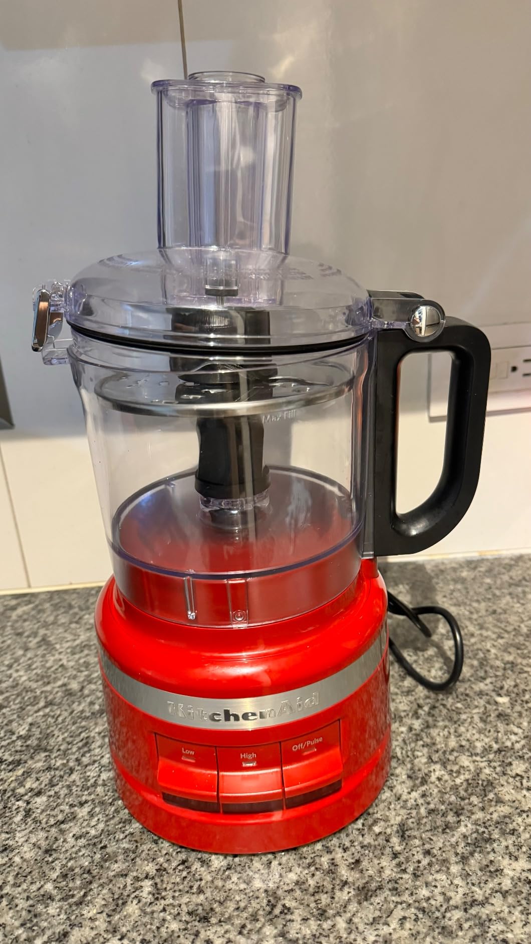 KitchenAid 7-Cup Food Processor - KFP0718 | All-in-One Storage for blades and discs, Three Speed Control, 2-in-1 Feed Tube, Easy-Clean Work Bowl customer photo 2