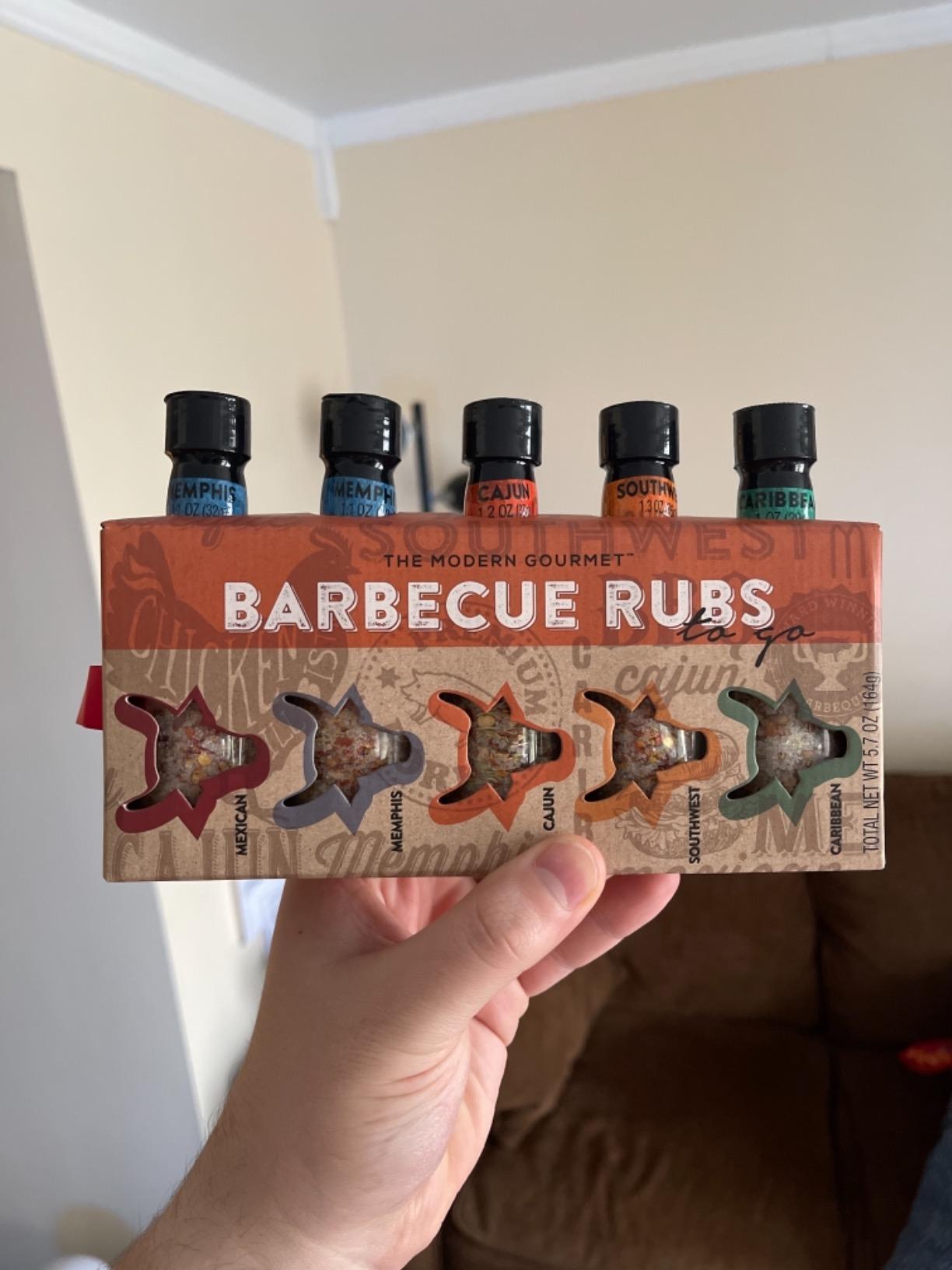 Smokehouse BBQ Seasoning Rubs Gift Set, Gourmet Grilling Variety, Set of 4 | Grills Master Gift, Barbecue Accessories, Backyard BBQ, Smoking, Foodie Gifts for Men, Dad & Meat Lovers customer photo 2