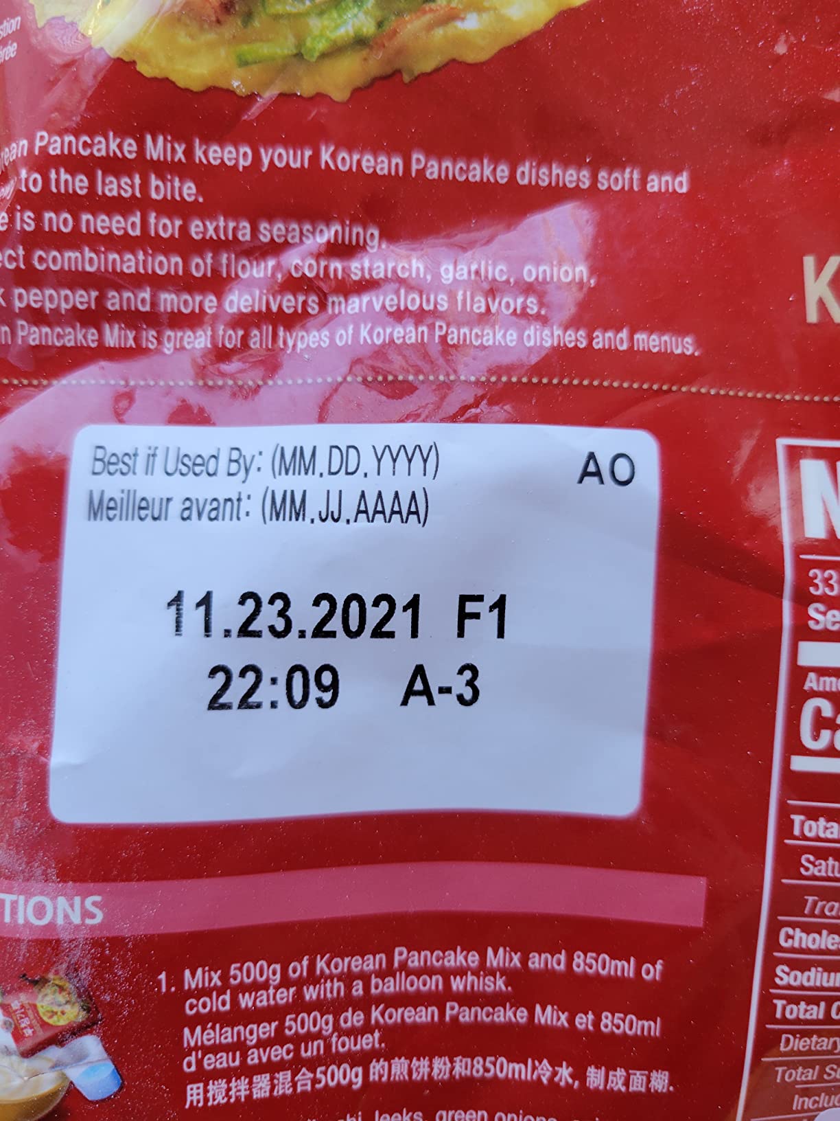 CJ Beksul Frying Mix / Korean Pancake Mix (백설 튀김가루 / 부침가루) (Korean Pancake Mix (2.2 lb), 2 Pack) customer photo 2