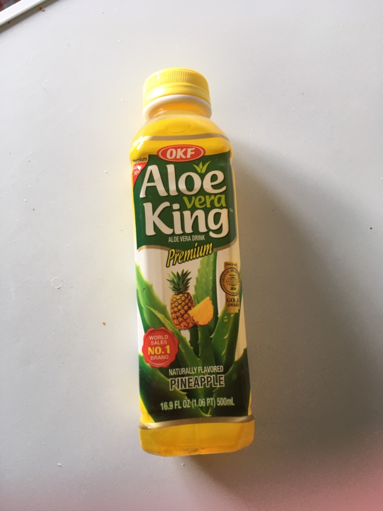 OKF Aloe Vera King Drink, Flavors includes Coco, Original, Grape, Mango, Pineapple, Watermelon, Pomegranate, Gold Kiwi, Peach, and Strawberry (10 flavor variety pack, 10) customer photo 2