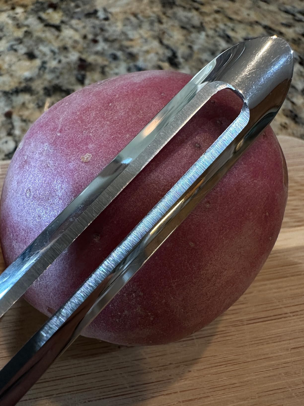 Stainless Steel Peeler Long Vegetable Peeler 8.5 inch Seki Japan | Potato Peeler Cabbage Peeler with Plastic Safety Cover customer photo 1