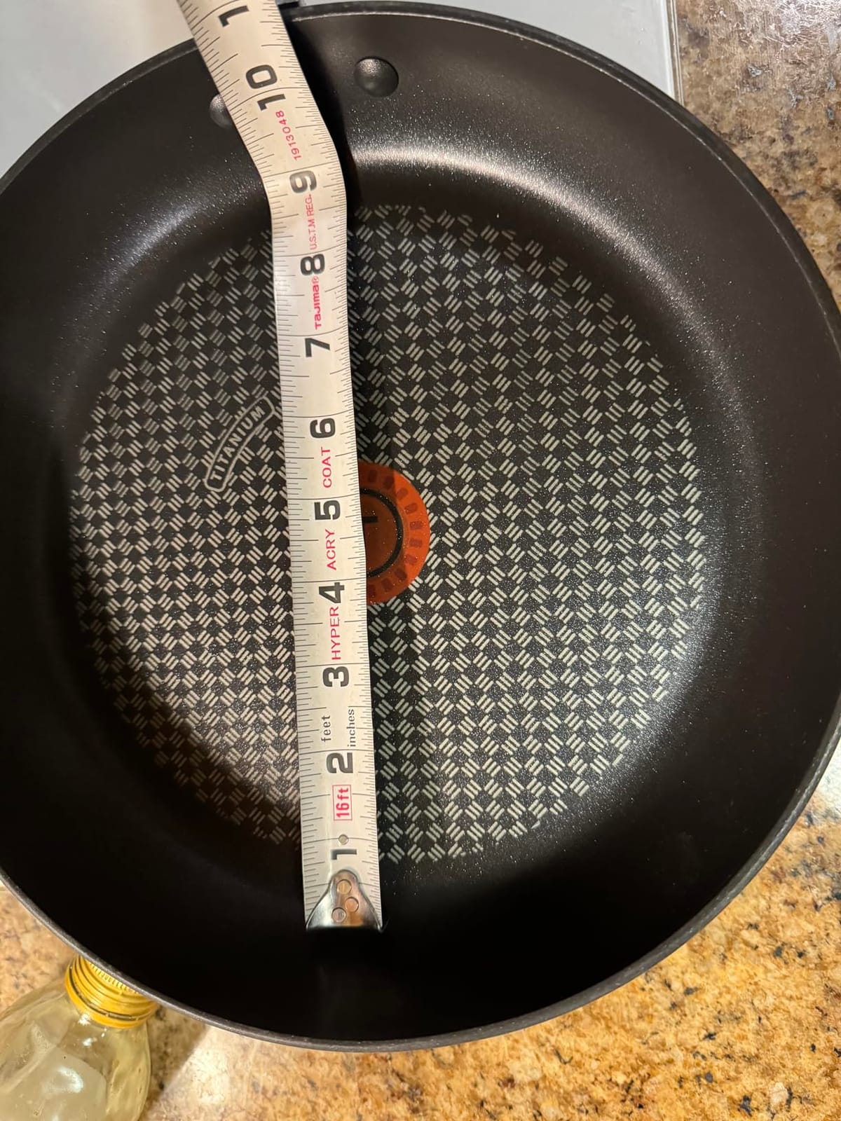 T-fal Ultimate Hard Anodized Nonstick Fry Pan Set 2 Piece, 10, 12 Inch, Oven Broiler Safe 400F, Cookware, Pots and Pans Set Non Stick, Kitchen Frying Pans, Cooking Skillets, Dishwasher Safe, Grey | Titanium nonstick coating, Thermo-Spot heat indicator, Oven safe to 400°F, Dishwasher safe, All stovetops except induction customer photo 2