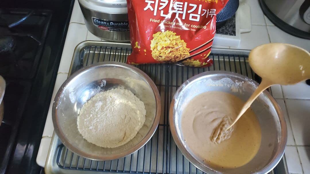 Korean Beksul Authentic & Delicious Korean Taste Crispy Fried Chicken Mix 1Kg (3 Pack) customer photo 2