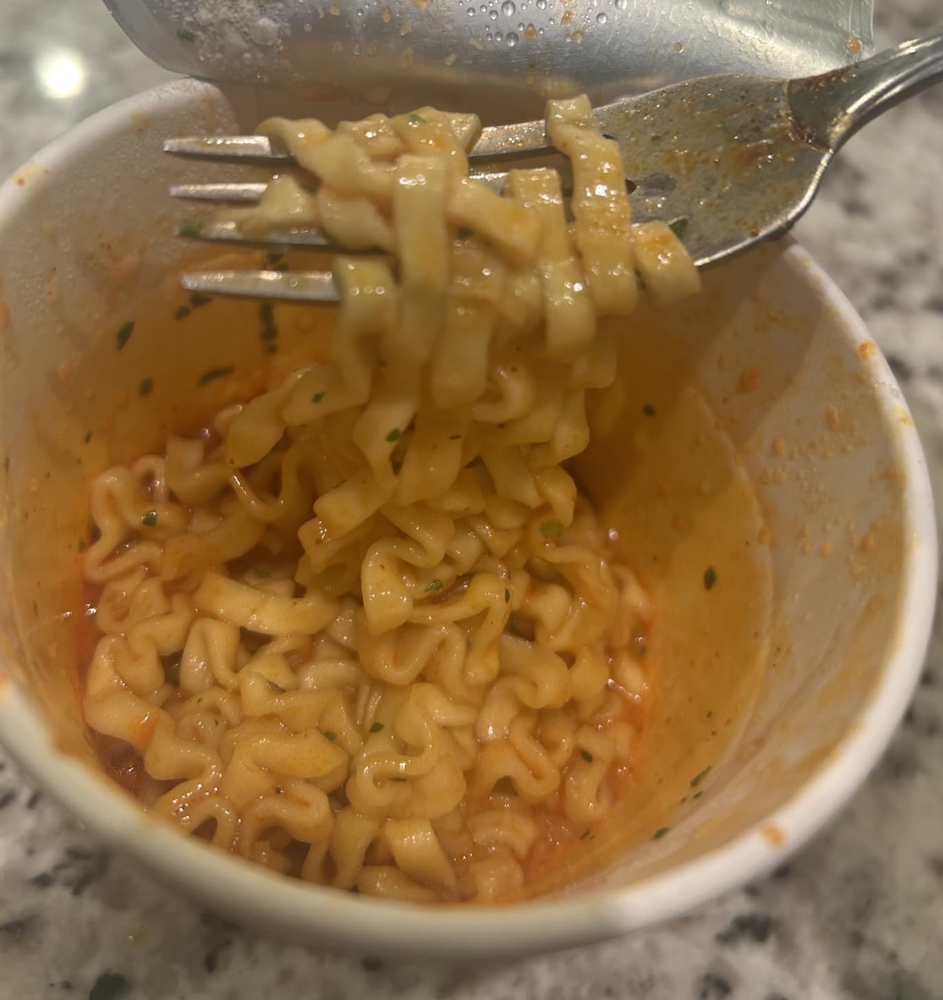 [Samyang] Carbo Spicy Chicken Fried Cup Noodles 80g x 6EA / Korean food / Korean ramen customer photo 1