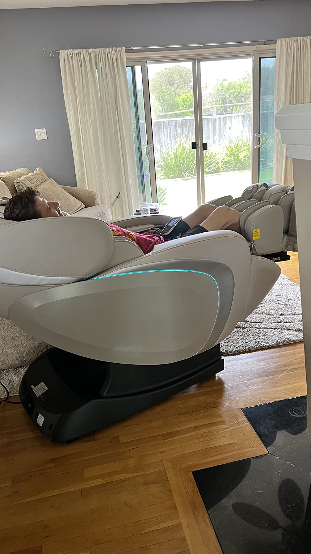 Os-Pro Admiral AS Massage Chair with LED Light Control, Advanced 3D Technology, Auto Body Scan, SL-Track Massage, Space Saving Technology, Zero Gravity Mode, 6 Massage Styles (Taupe) customer photo 1