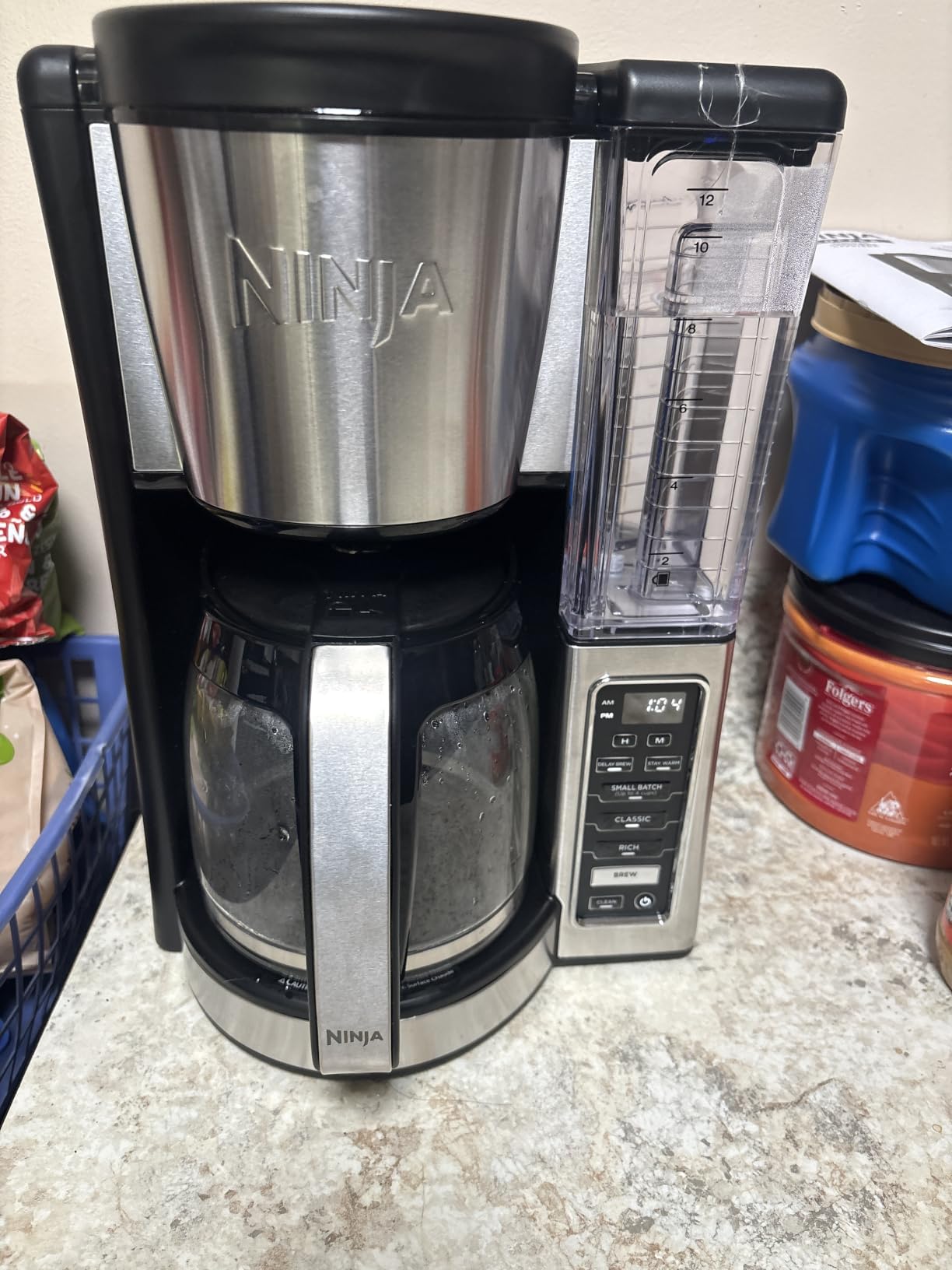 Ninja Fresh Brew Coffee Maker, 12 Cup Glass Carafe, Stainless Steel, CE251, Programmable, Classic & Rich brew, 70-oz Removable Water Reservoir, Small Batch, 24-hr Delay Brew, Adjustable Warming Plate customer photo 2