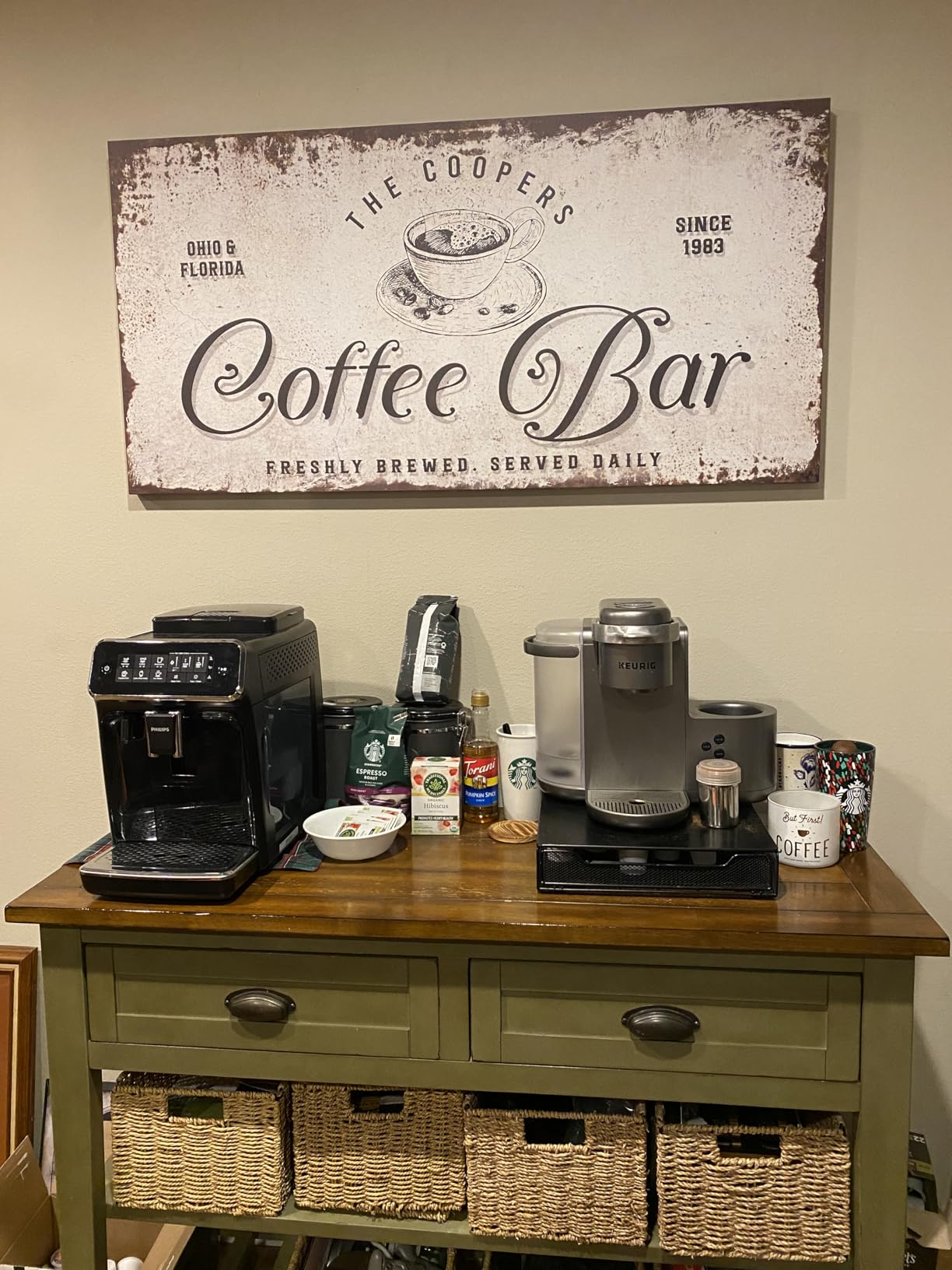 Philips 3200 Series Fully Automatic Espresso Machine with LatteGo Milk Frother, EP3241/54 customer photo 1