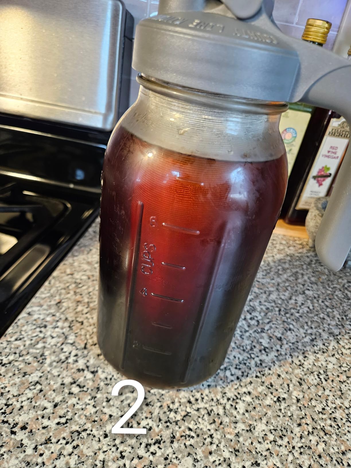County Line Kitchen 64oz Cold Brew Coffee Maker with Leak Proof Lid - Gray customer photo 1