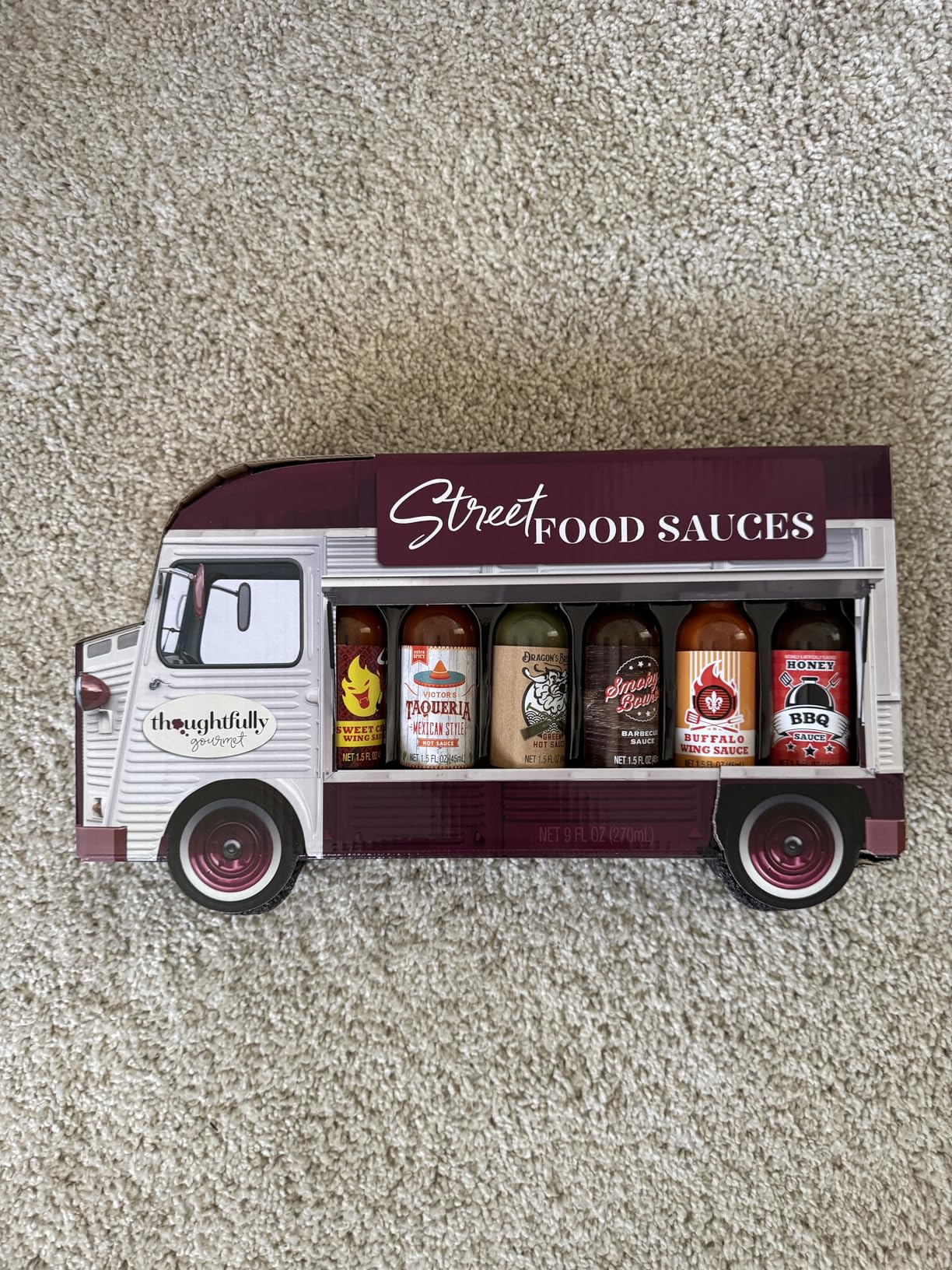 Street Food Sauce Gift Set, Hot Sauce & BBQ Sauce Collection, Set of 6 | Grilling Condiments, Backyard BBQ, Global Street Food, Foodie Gift, Grill Master Gift & Heat Lovers customer photo 1