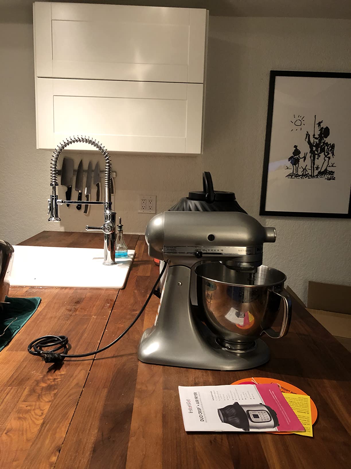 Instant Pot Duo Crisp 8 Qt 11-in-1 Air Fryer + Pressure Cooker, Steel | airfryer, 8 quart, stainless steel, slow cook, steam, dehydrate, app with guided recipes, family size, two in one unit customer photo 1