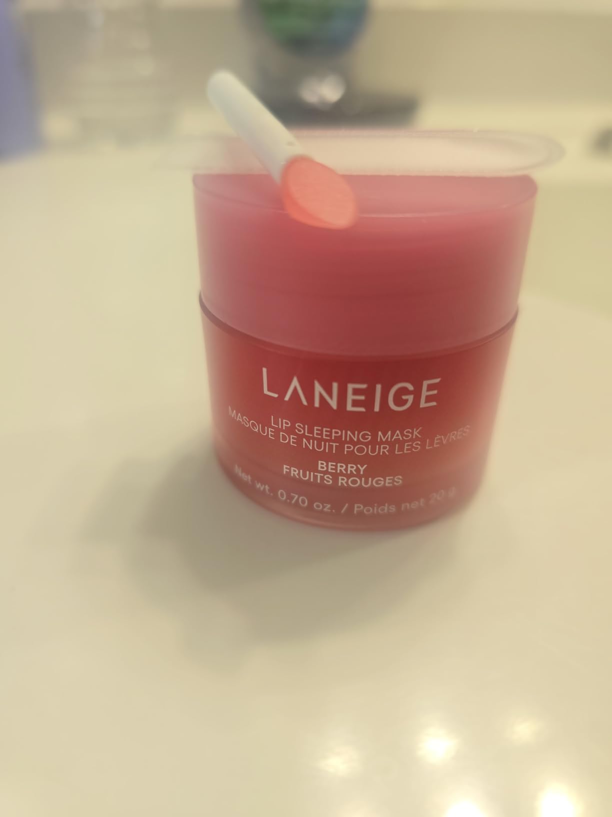 LANEIGE Lip Sleeping Mask: Korean Overnight Treatment For Dry Lips | Hydrating & Nourishing Overnight Lip Treatment Mask with Vitamin C, Shea & Murumuru Seed Butter customer photo 1