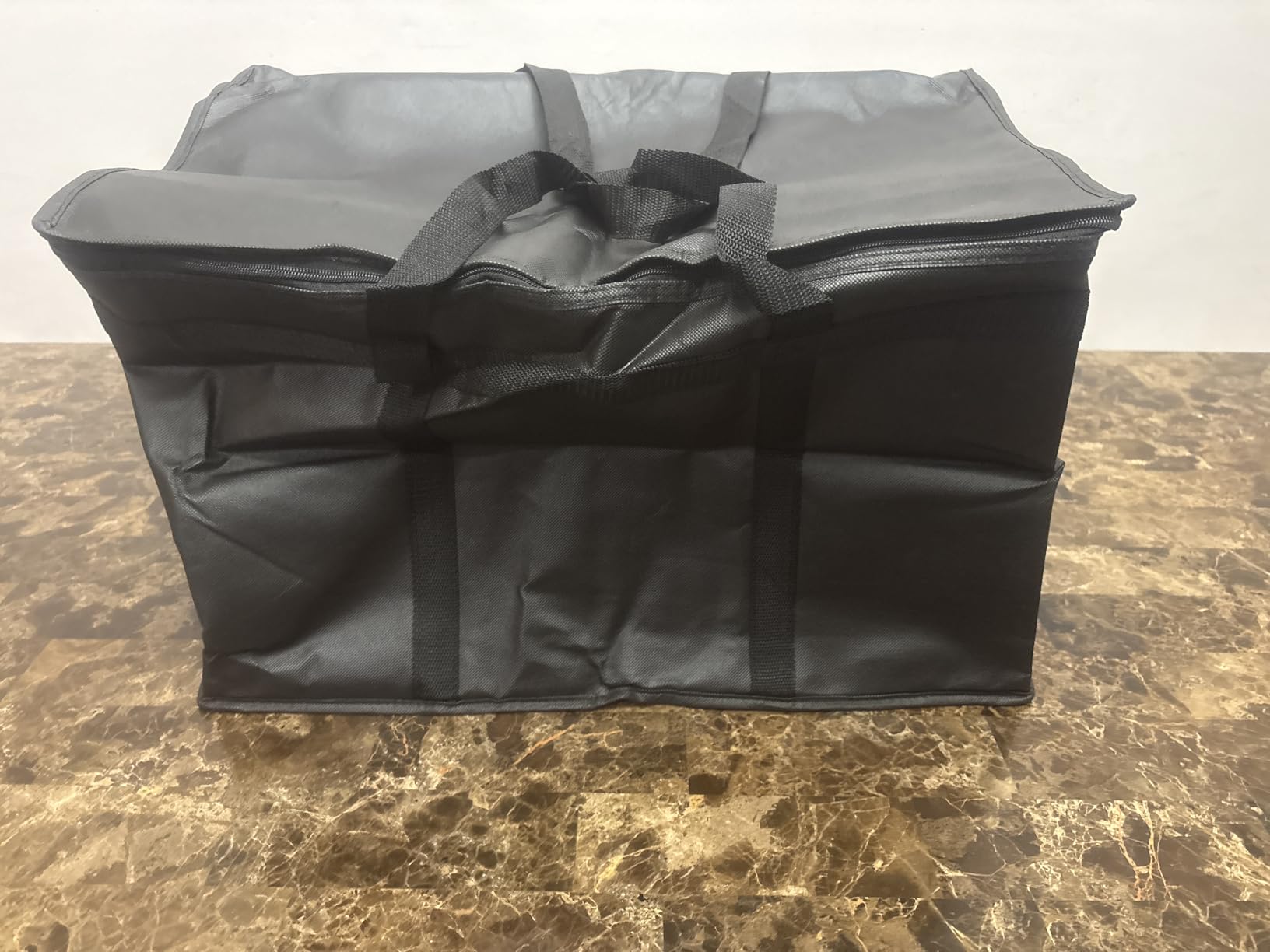 Bodaon Insulated Food Delivery Bag, XXXL Reusable Warming Bag, Black, 1Pk | Pizza Delivery Bags for Hot and Cold Food, Commercial, Large Capacity, Catering Cooler Bag for Rideshare, Warmers for Parties customer photo 2