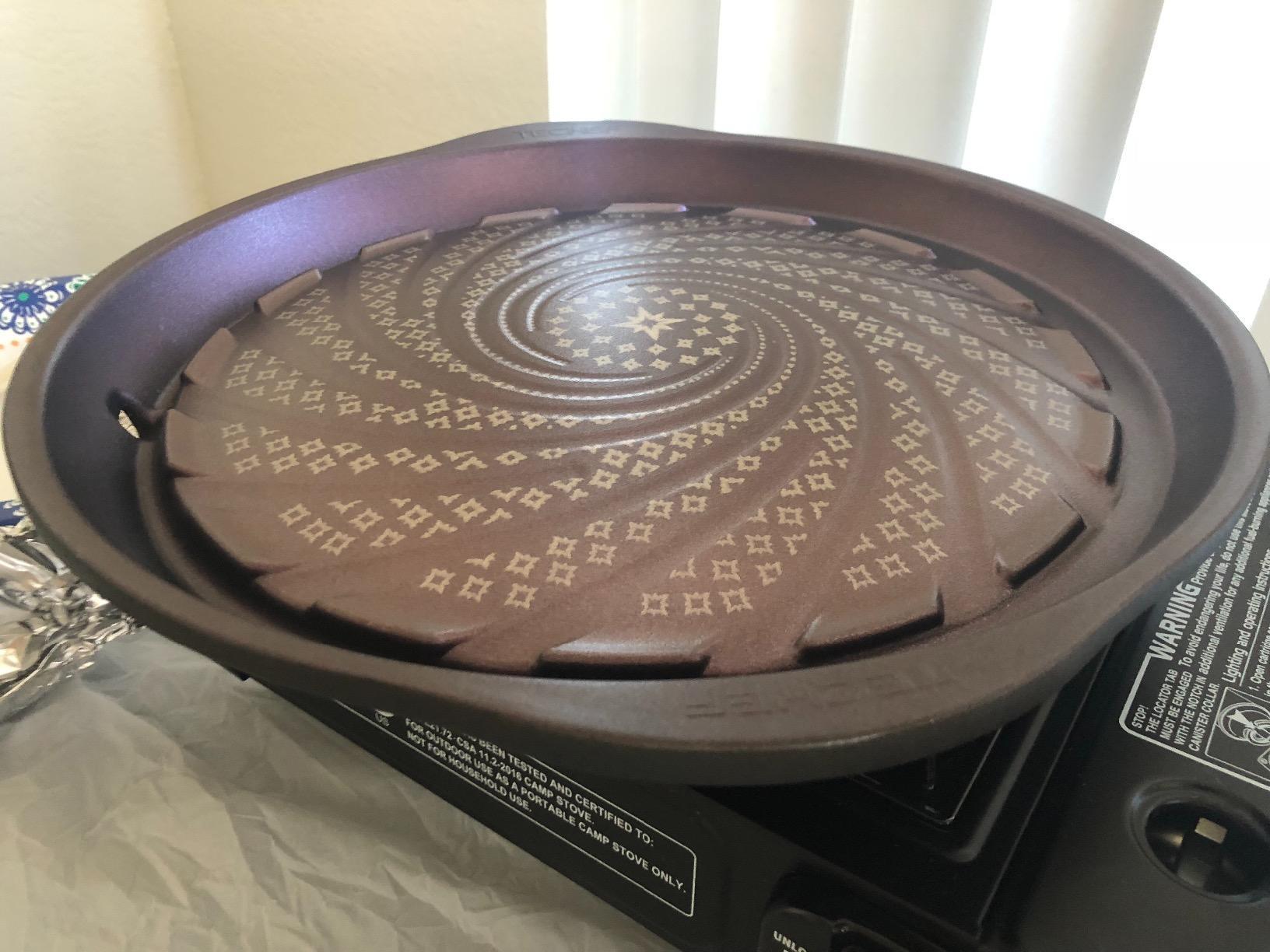 TECHEF - Korean BBQ Nonstick Grill Pan, KBBQ Grill Pan, PFOA-Free, Dishwasher Oven Safe, Made in Korea (Black) customer photo 2