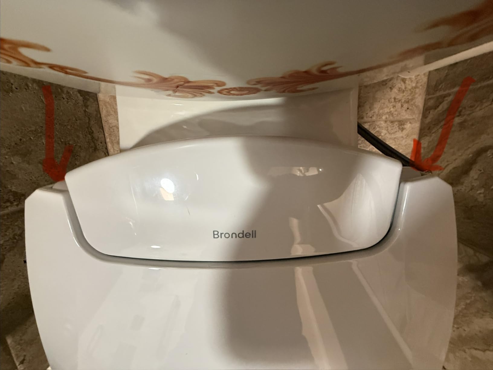 Brondell Bidet Toilet Seat, Non-Electric Swash Ecoseat, Fits Elongated Toilets, White - Dual Temperature, Dual Nozzle System - Bidet with Easy Installation customer photo 2