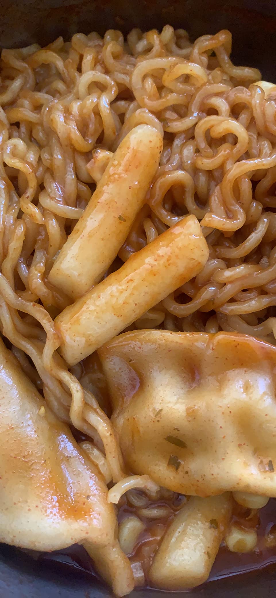 Yopokki Instant Rabokki Cup - Korean Tteokbokki Rice Cakes with Ramen Noodles, Quick & Easy Korean Street Food, Asian Snacks for College Dorms (2 count, Sweet & Mild Spicy) customer photo 1