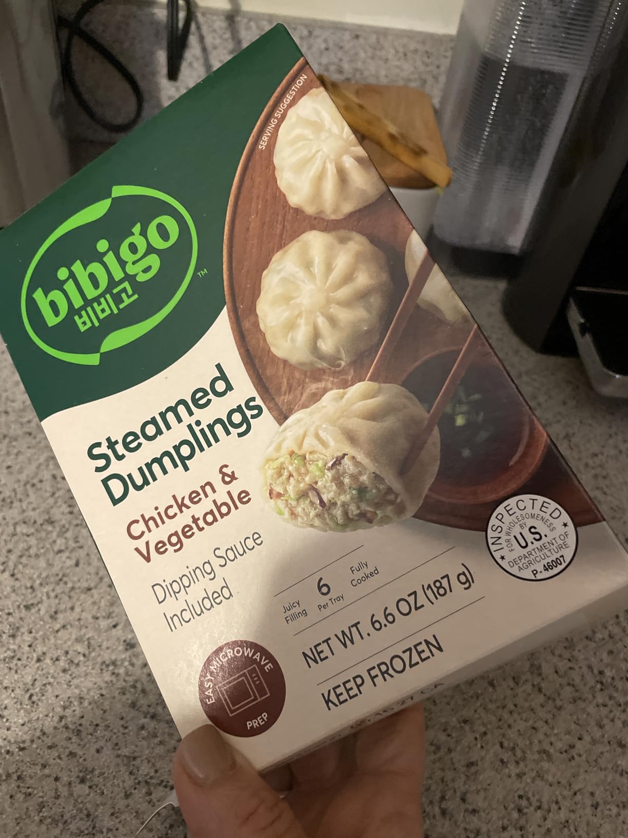 Bibigo Chicken and Vegetable Steamed Dumplings, 6.6 Oz customer photo 1