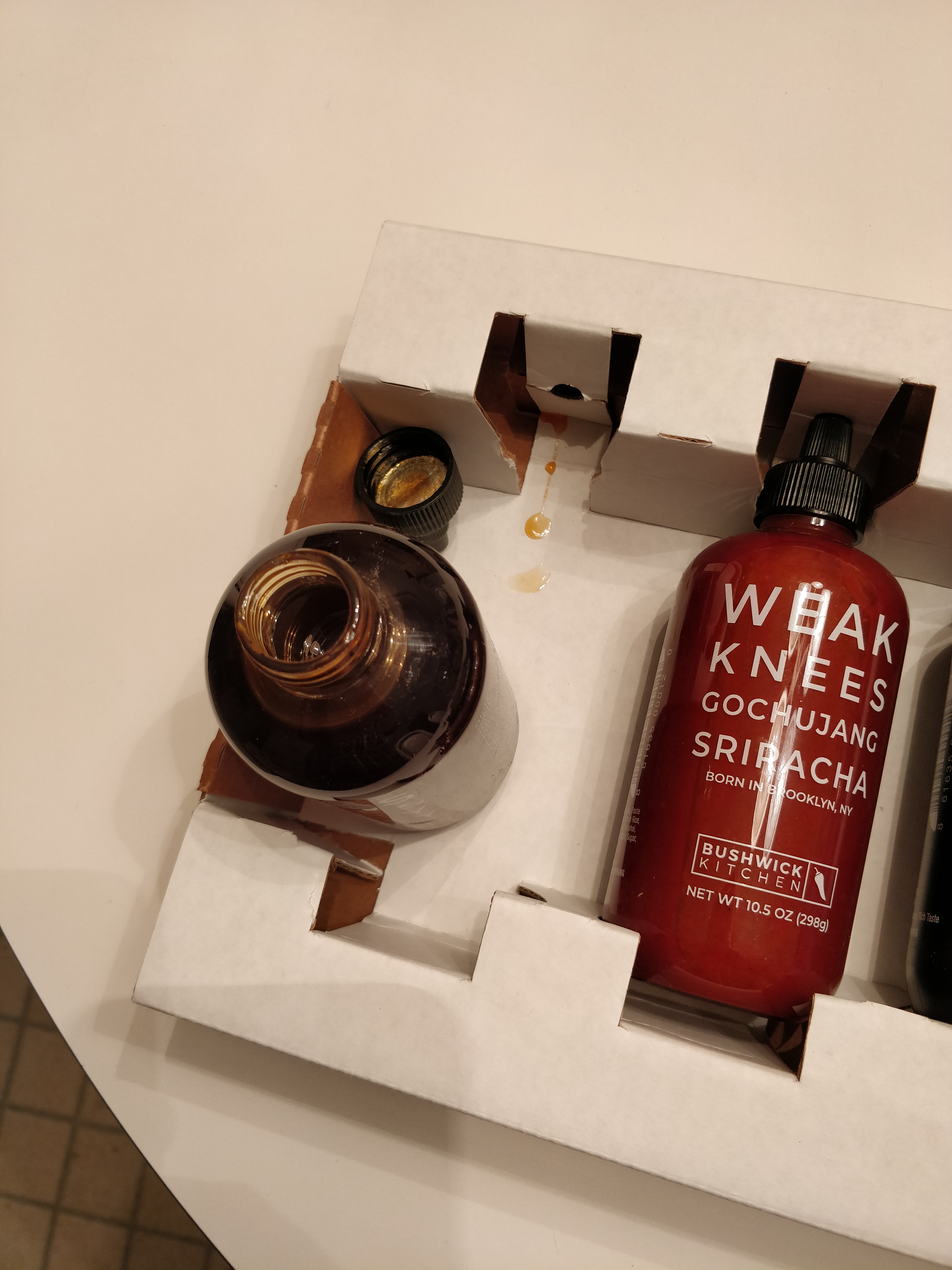 Weak Knees Spicy Sampler Gift Set with Hot Honey, Hot Sauce & Maple Syrup | Hot Honey - Gochujang Hot Sauce - Spicy Maple Syrup - Made in the USA - Gourmet Cooking Gift - Foodies & Grill Lovers customer photo 1