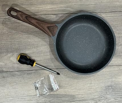 SENSARTE Nonstick Frying Pan Skillet, Swiss Granite Coating Omelette Pan, Healthy Stone Cookware Chef's Pan, PFOA Free (8/9.5/10/11/12.5 Inch) customer photo 2
