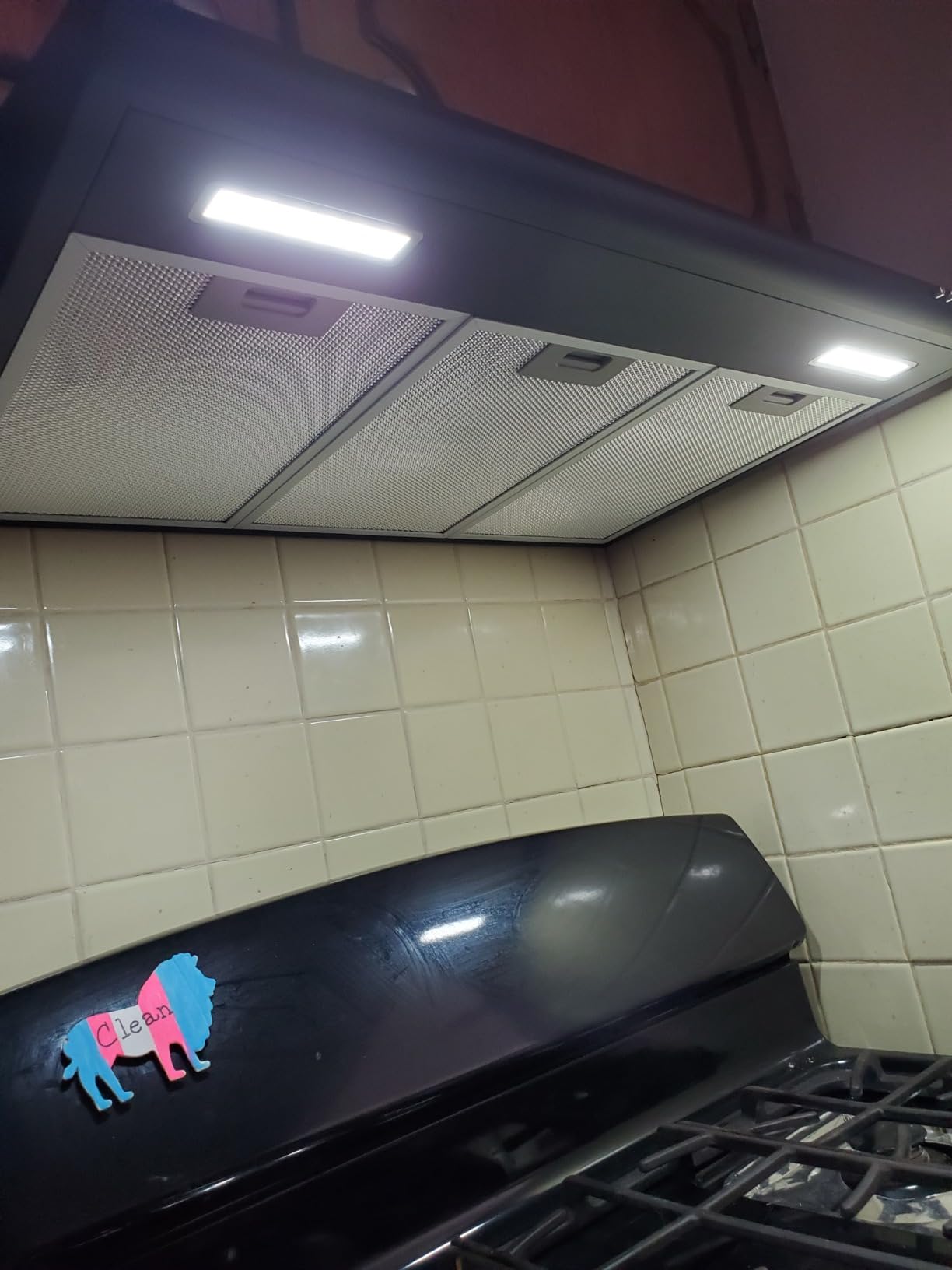 CIARRA Black Range Hood 30 inch Under Cabinet Ductless Range Hood Vent for Kitchen with Anti-fingerprint Design, 3 Speed Exhaust Fan customer photo 1