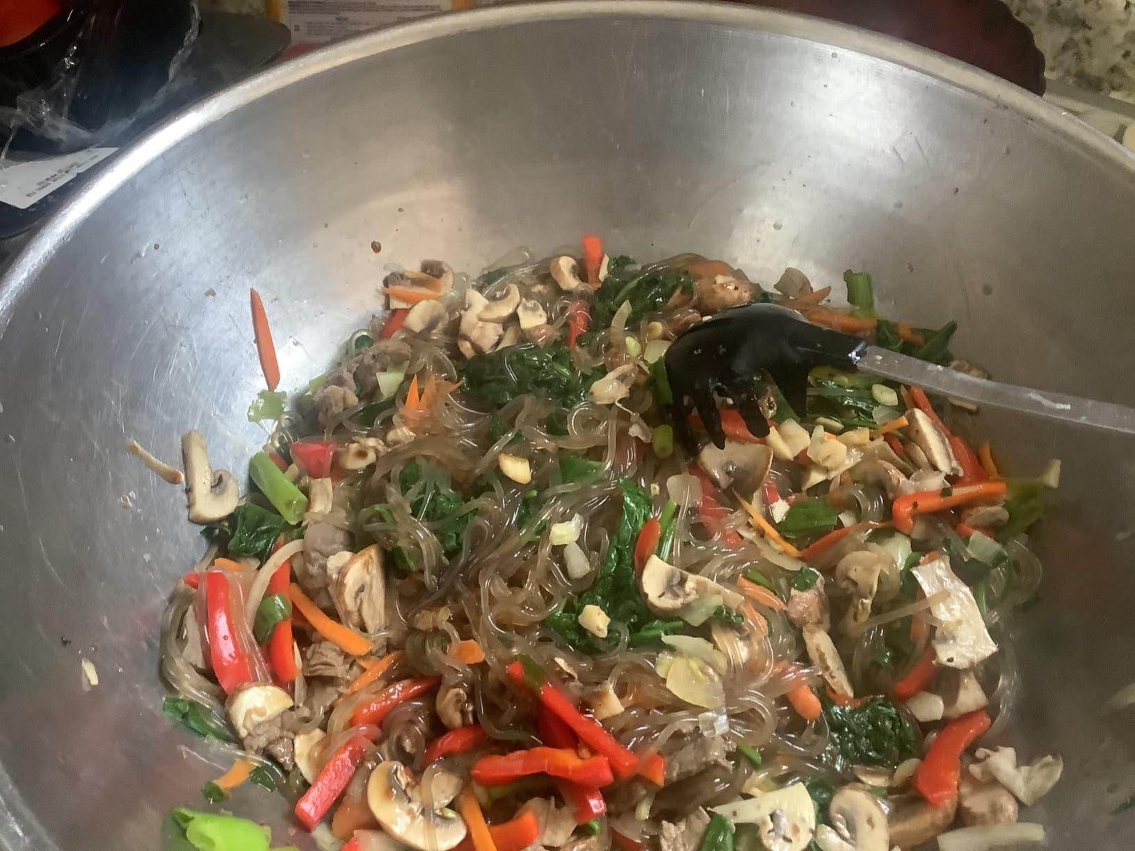 Wang Premium Japchae Sauce, Korean Sweet & Savory Stir-Fry Sauce | Authentic Korean Flavor, Ready-to-Use 16.93 Oz Bottle customer photo 1